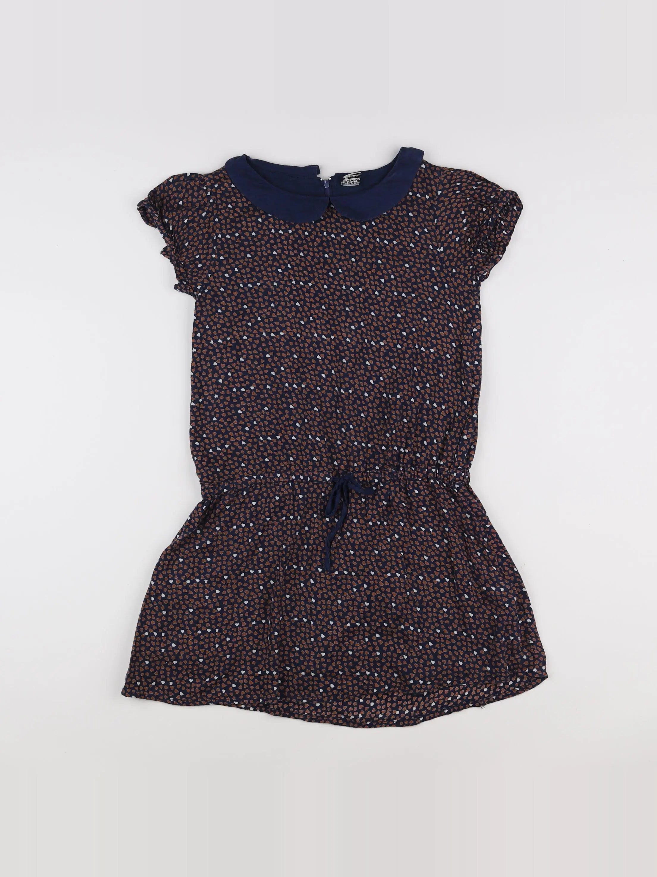 Tape à l'oeil - robe bleu, marron - 10 ans