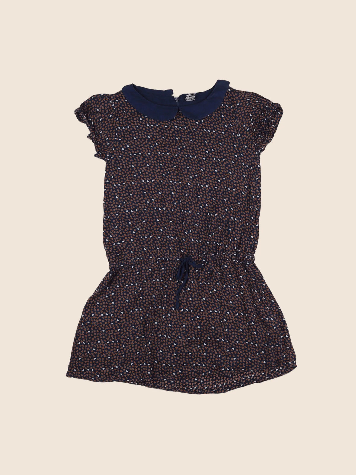 Tape à l'oeil - robe bleu, marron - 10 ans