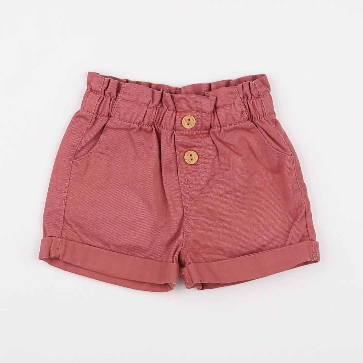 Vertbaudet - short rose - 12 mois