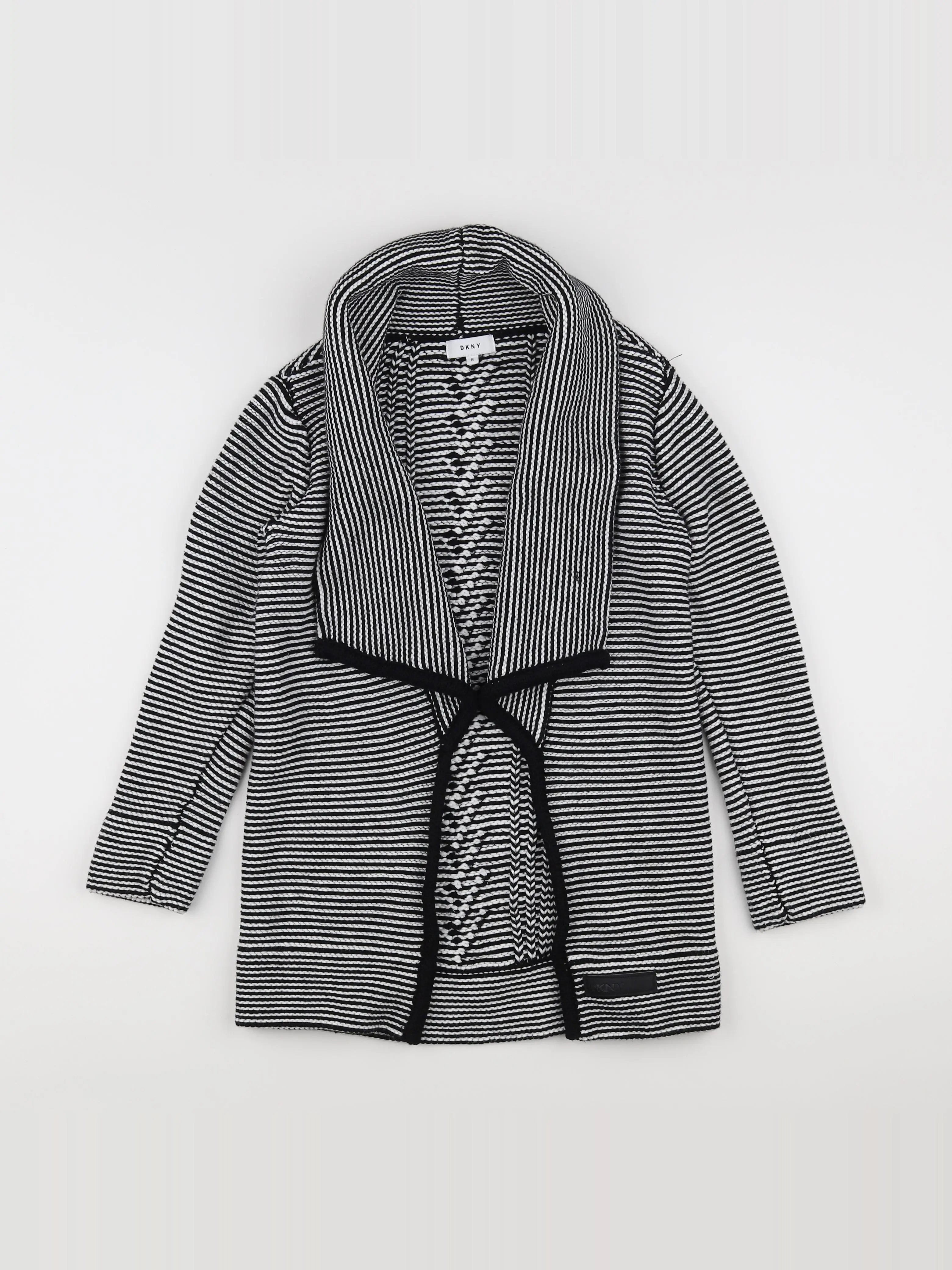 Dkny - gilet blanc, noir - 8 ans