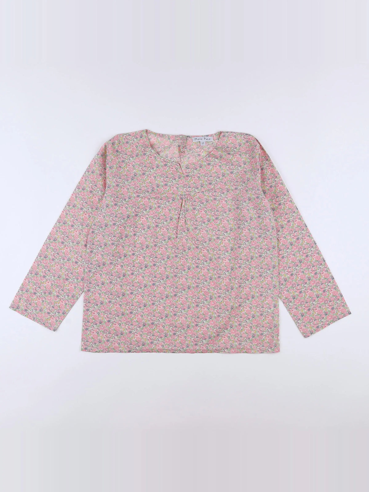 Marie Puce - blouse rose,violet - 12 ans
