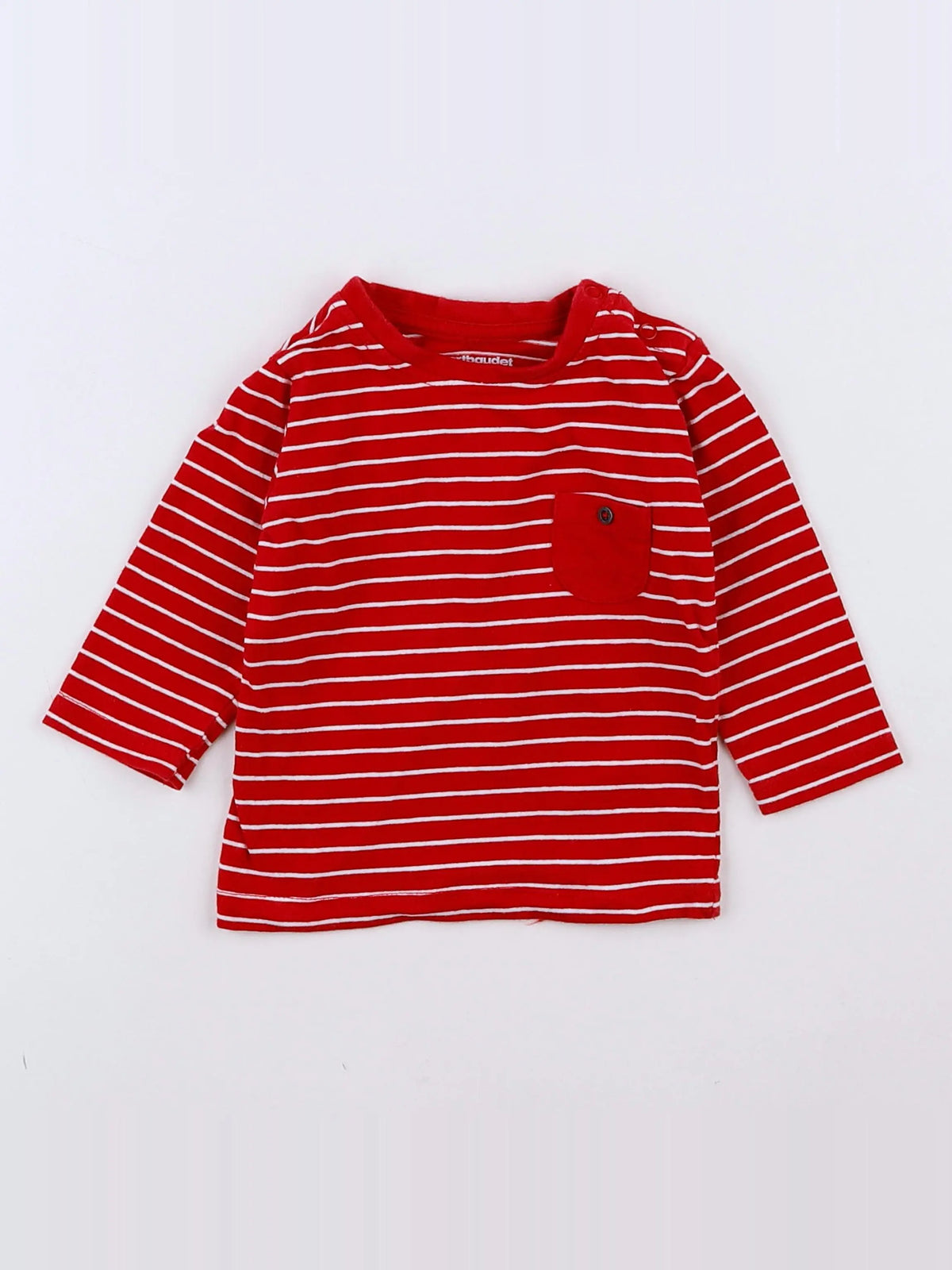 Vertbaudet - tee-shirt blanc - 3 mois