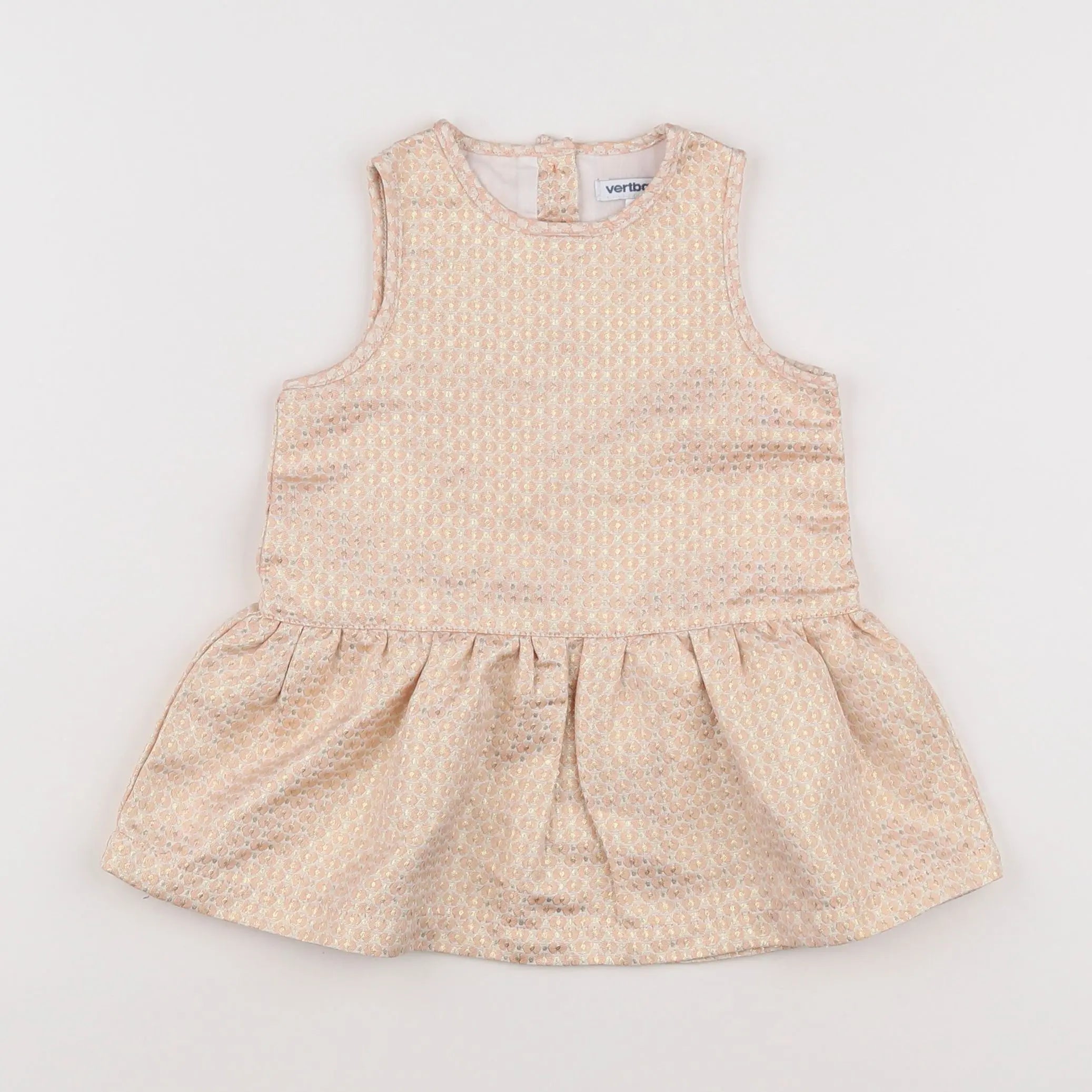 Vertbaudet - robe rose - 12 mois