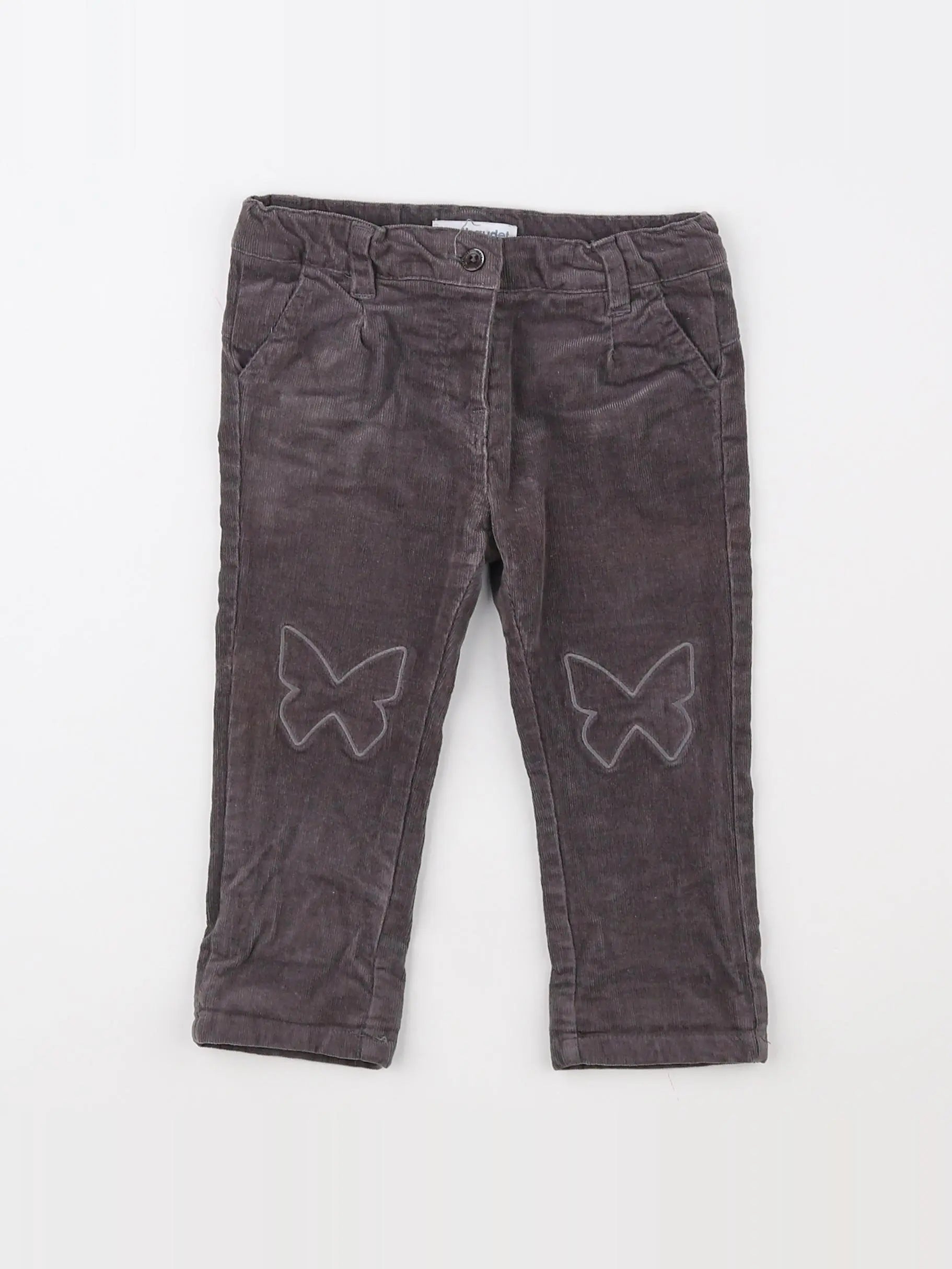 Vertbaudet - pantalon marron - 9 mois