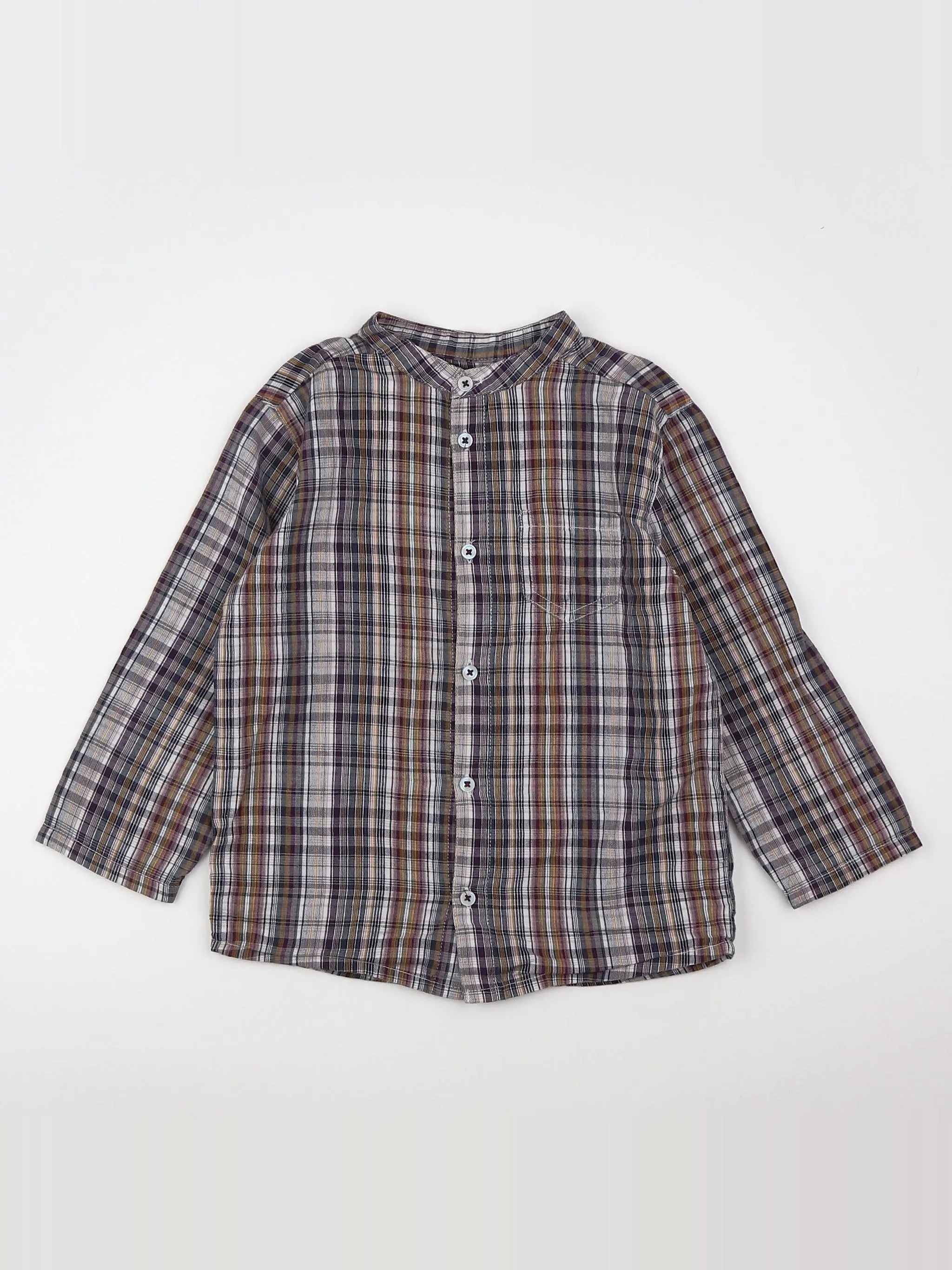 Boutchou - chemise multicolore - 3 ans