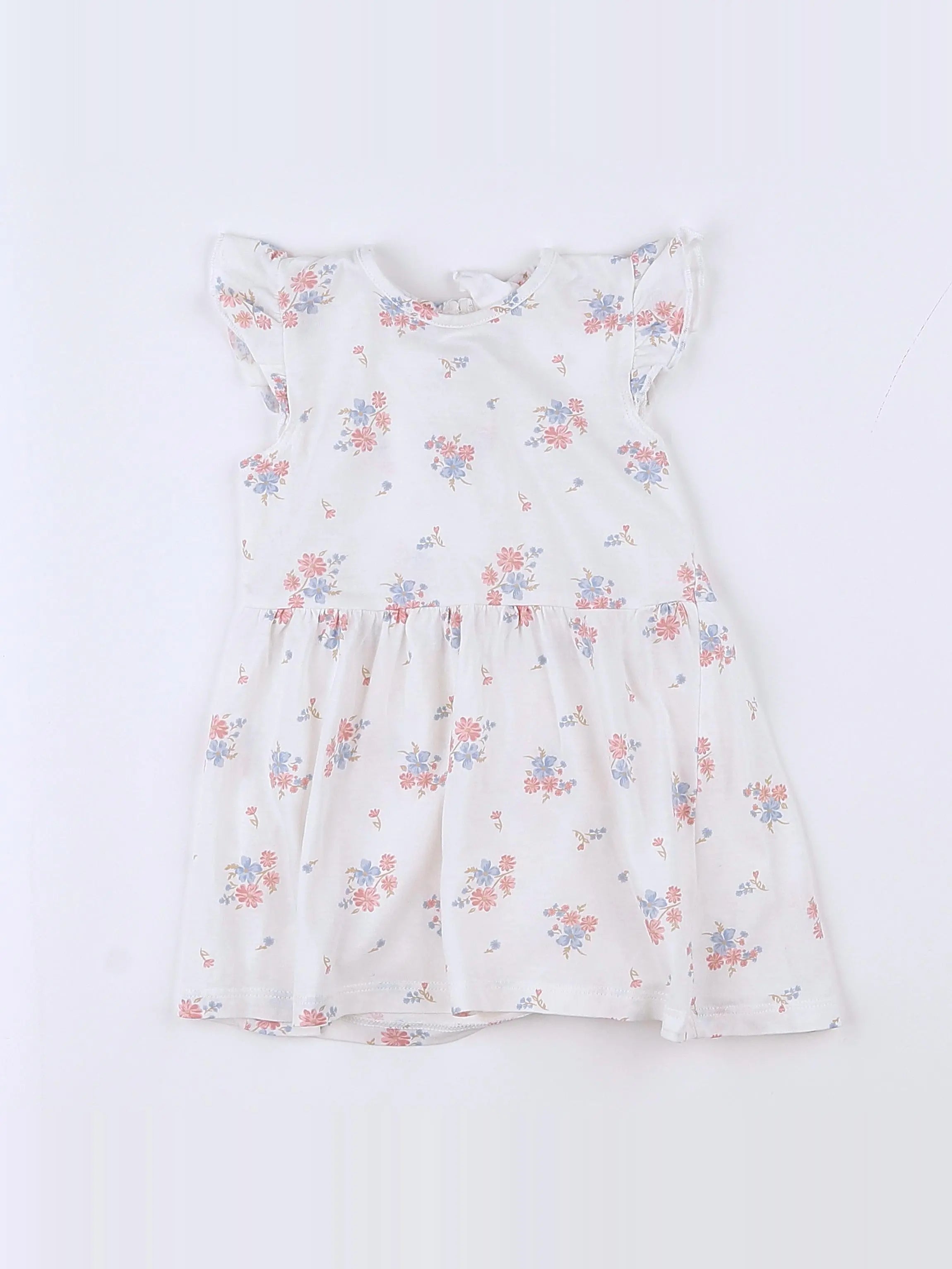H&M - robe blanc, multicolore - 9 mois