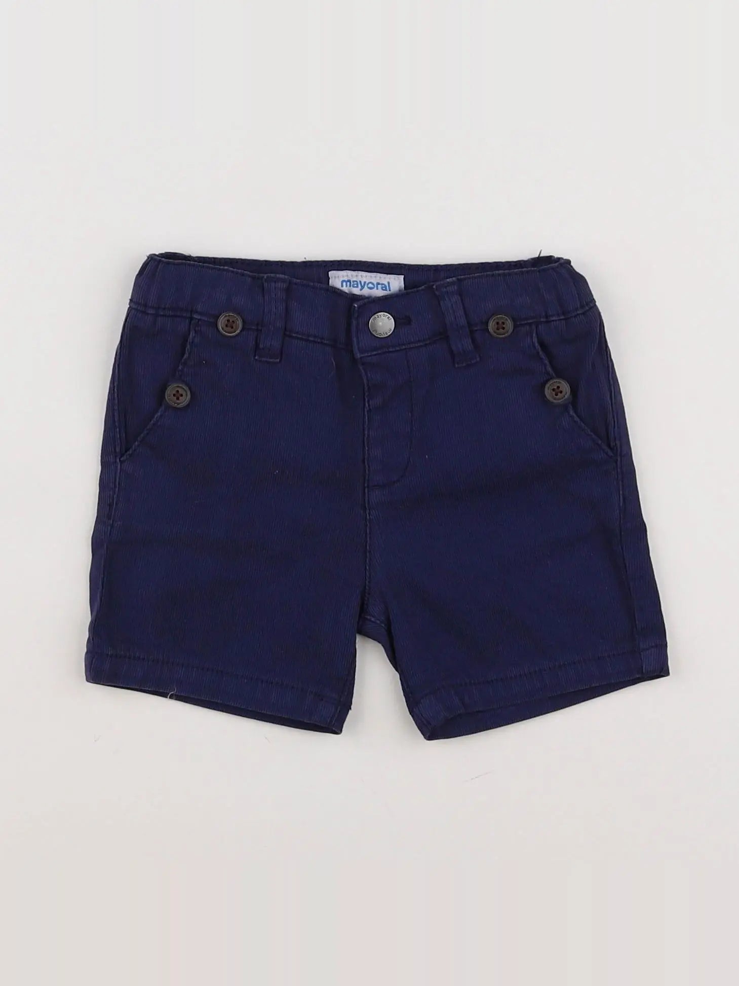 Mayoral - short bleu - 9 mois