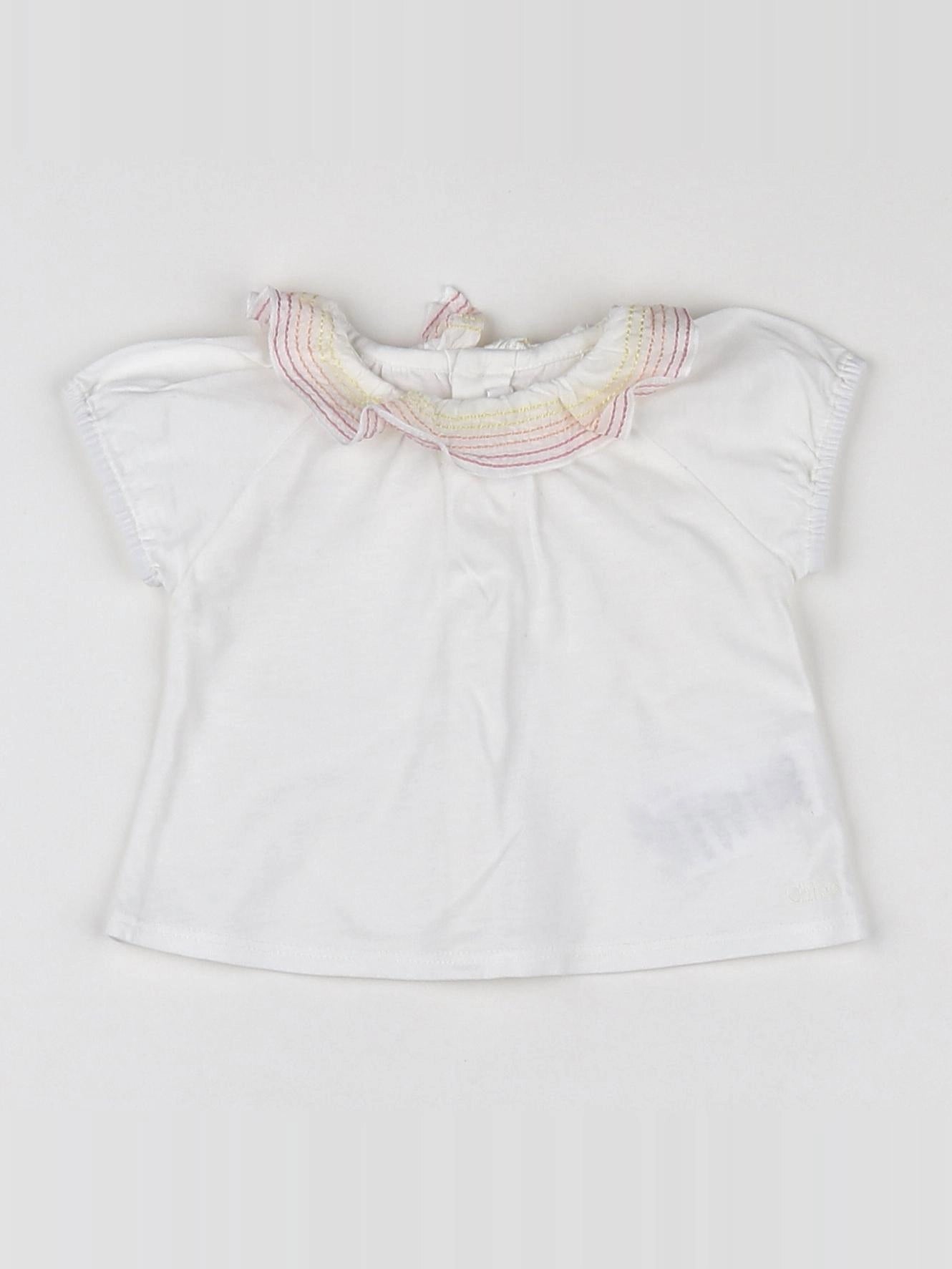 Chloé - blouse blanc - 1 mois