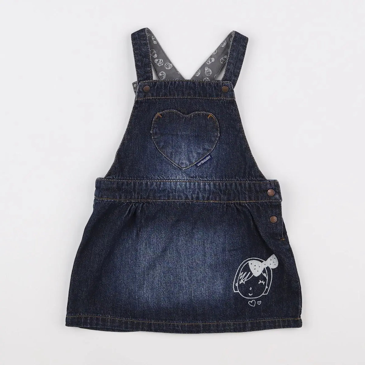 Vertbaudet - robe bleu - 2 ans
