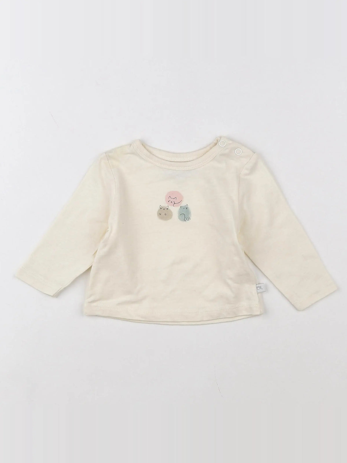 Cadet Rousselle - tee-shirt beige - 3 mois