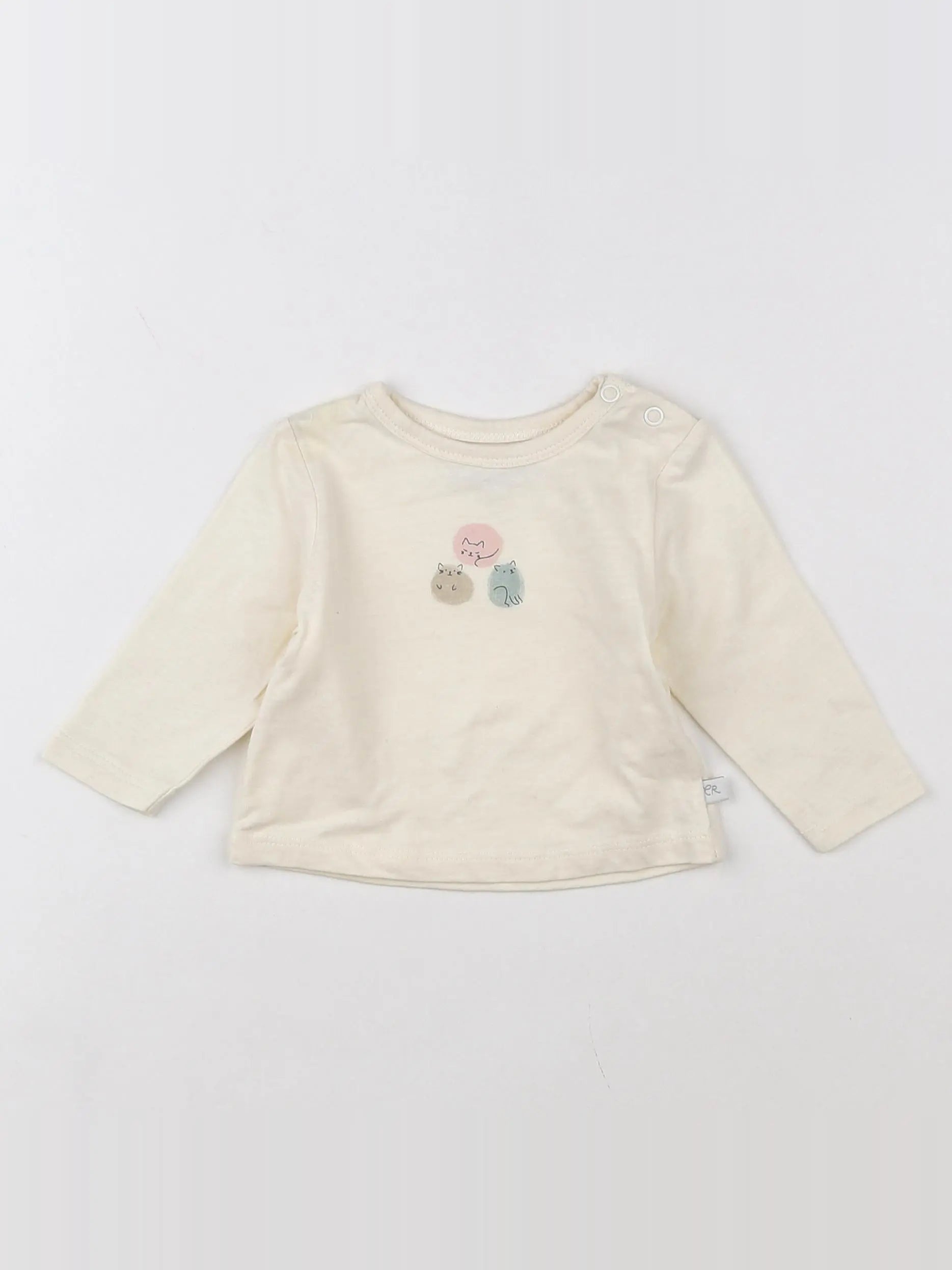 Cadet Rousselle - tee-shirt beige - 3 mois