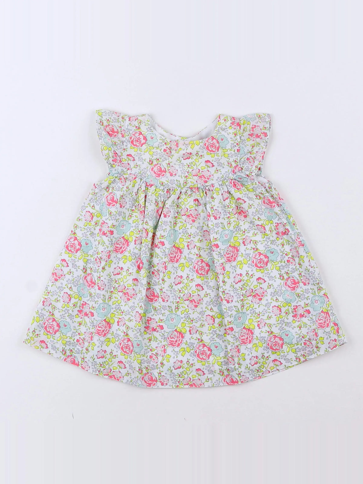 Jacadi - robe liberty blanc - 3 mois