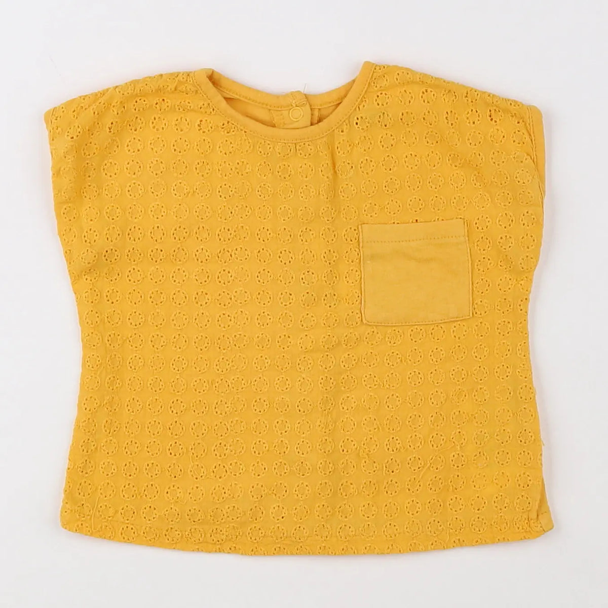Vertbaudet - tee-shirt jaune - 3 mois
