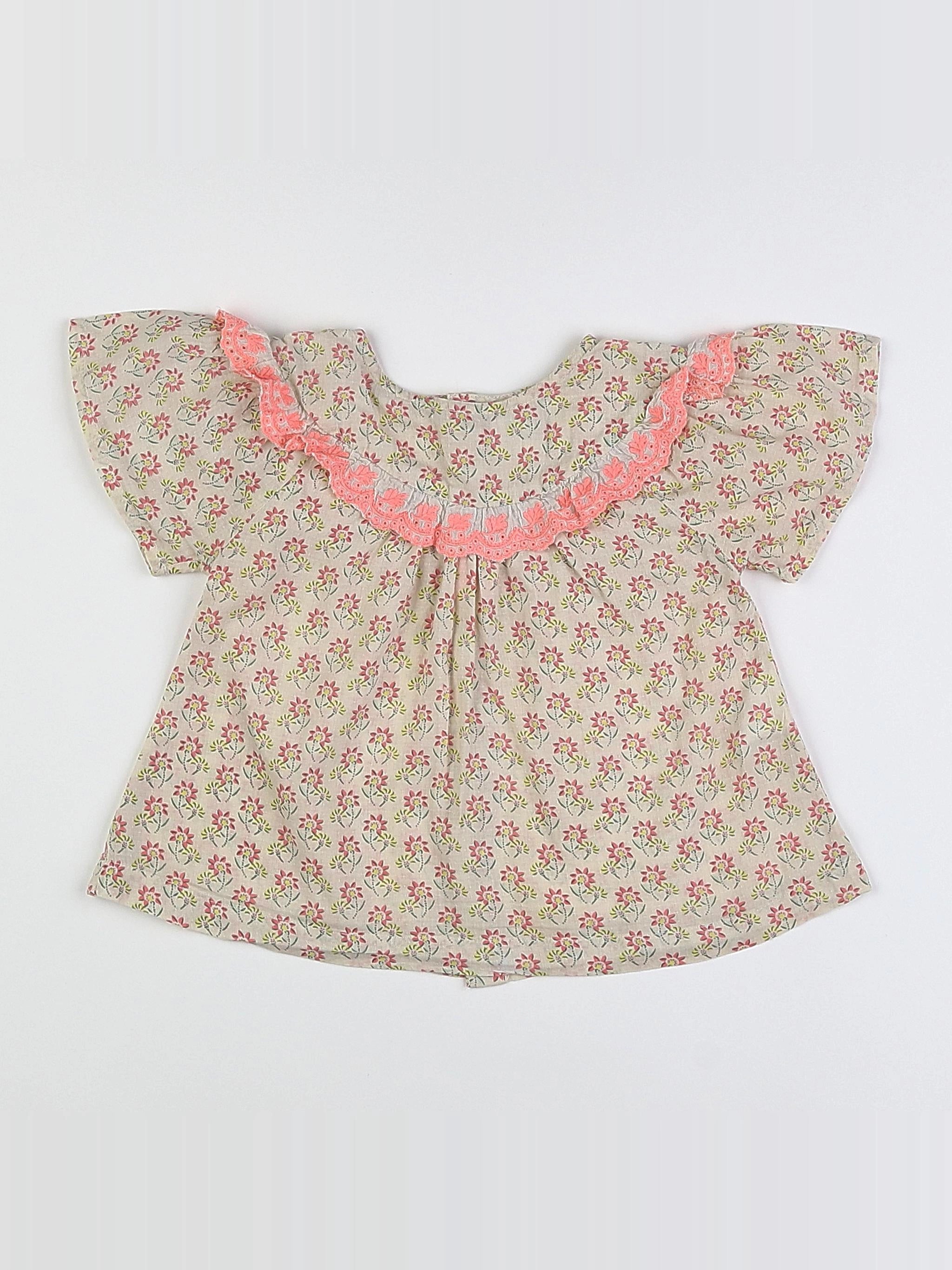 Bonheur du jour - blouse multicolore - 18 mois