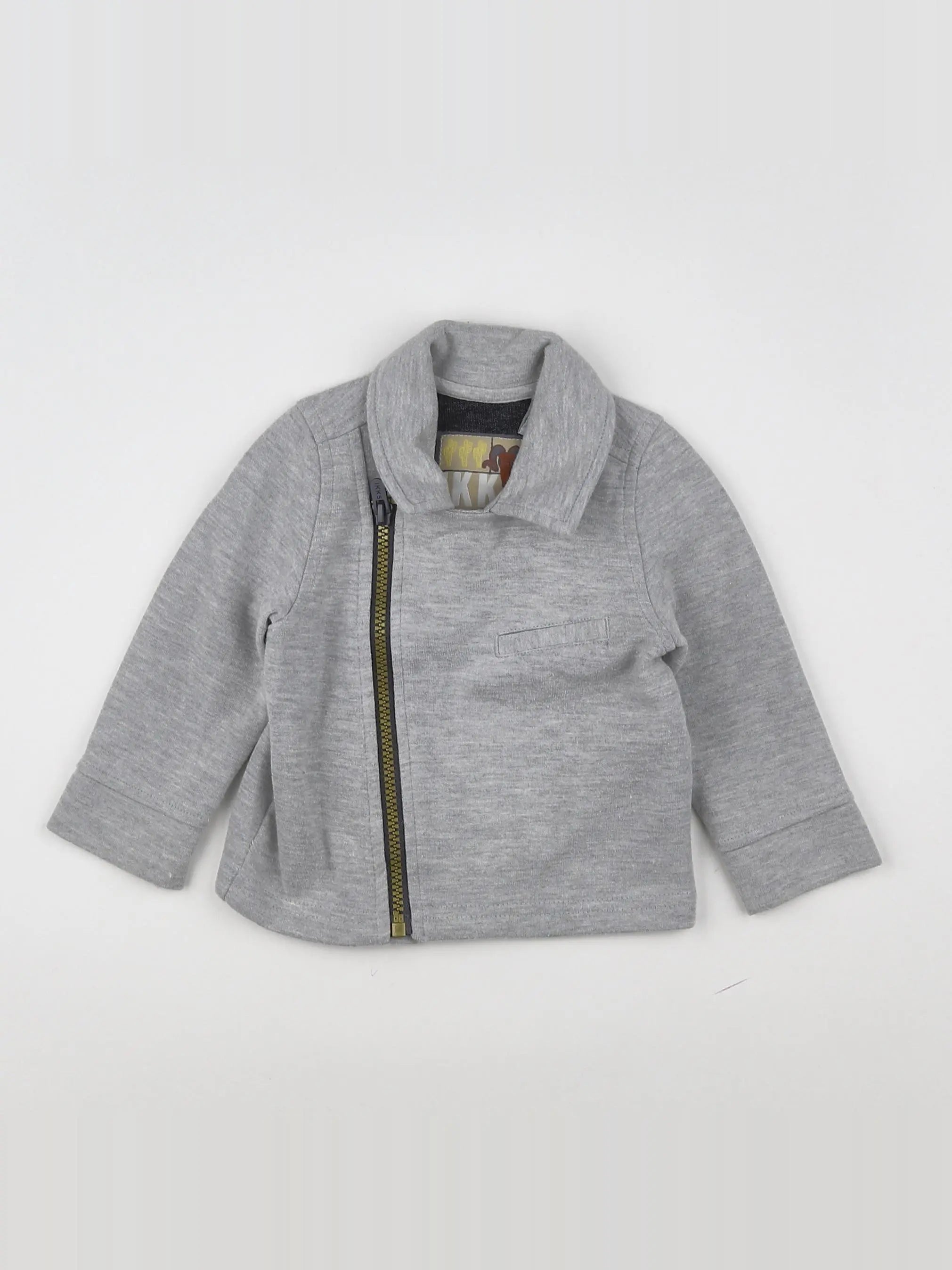 IKKS - sweat gris - 12 mois