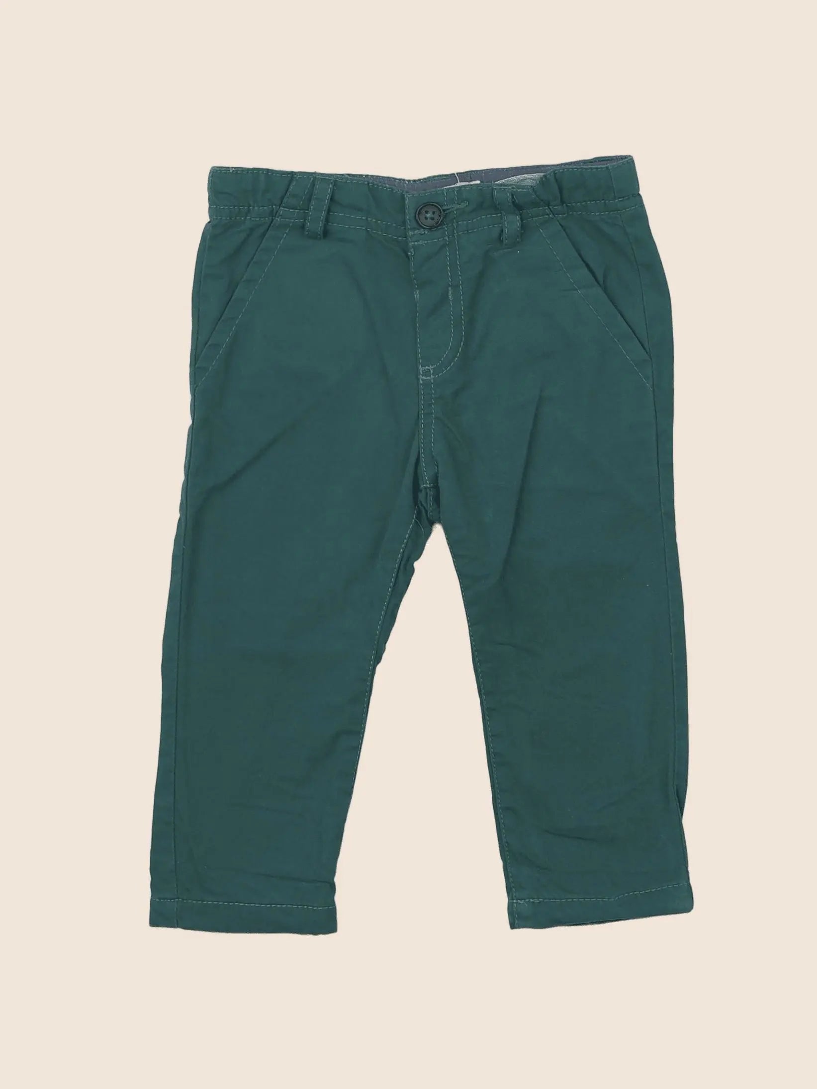 Boutchou - pantalon vert - 6 mois
