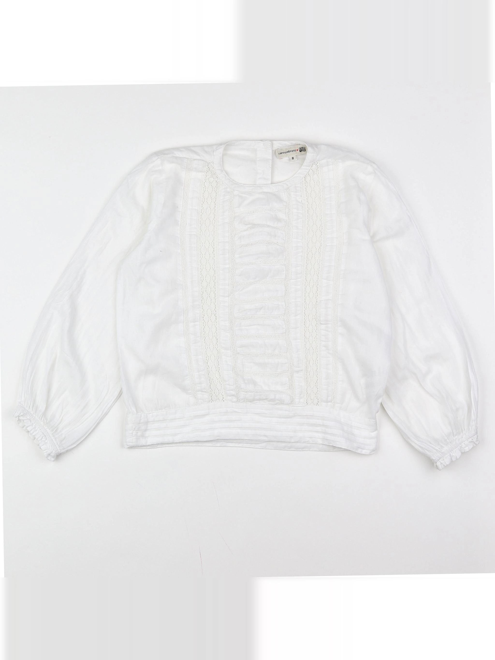 Bonton - blouse blanc - 8 ans