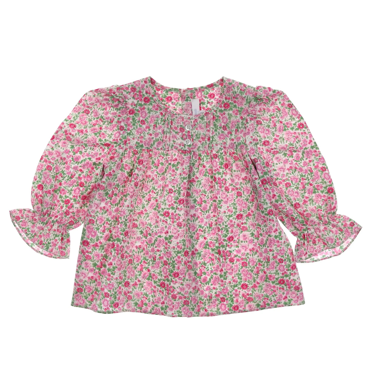 Jacadi - blouse rose, vert - 12 mois