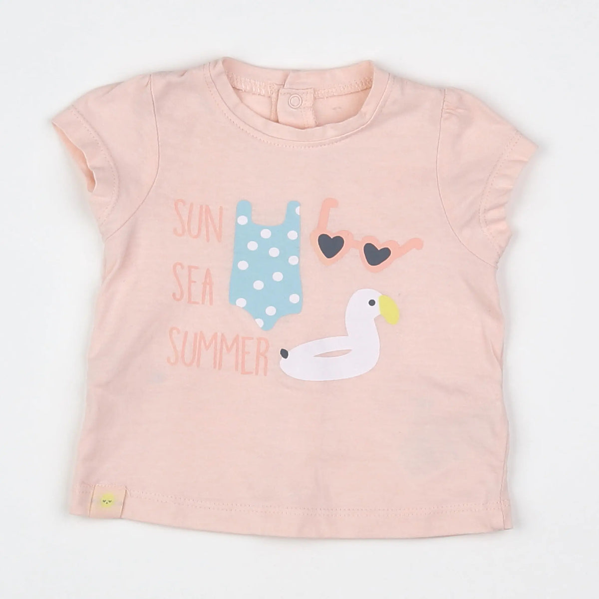 Vertbaudet - tee-shirt rose - 3 mois