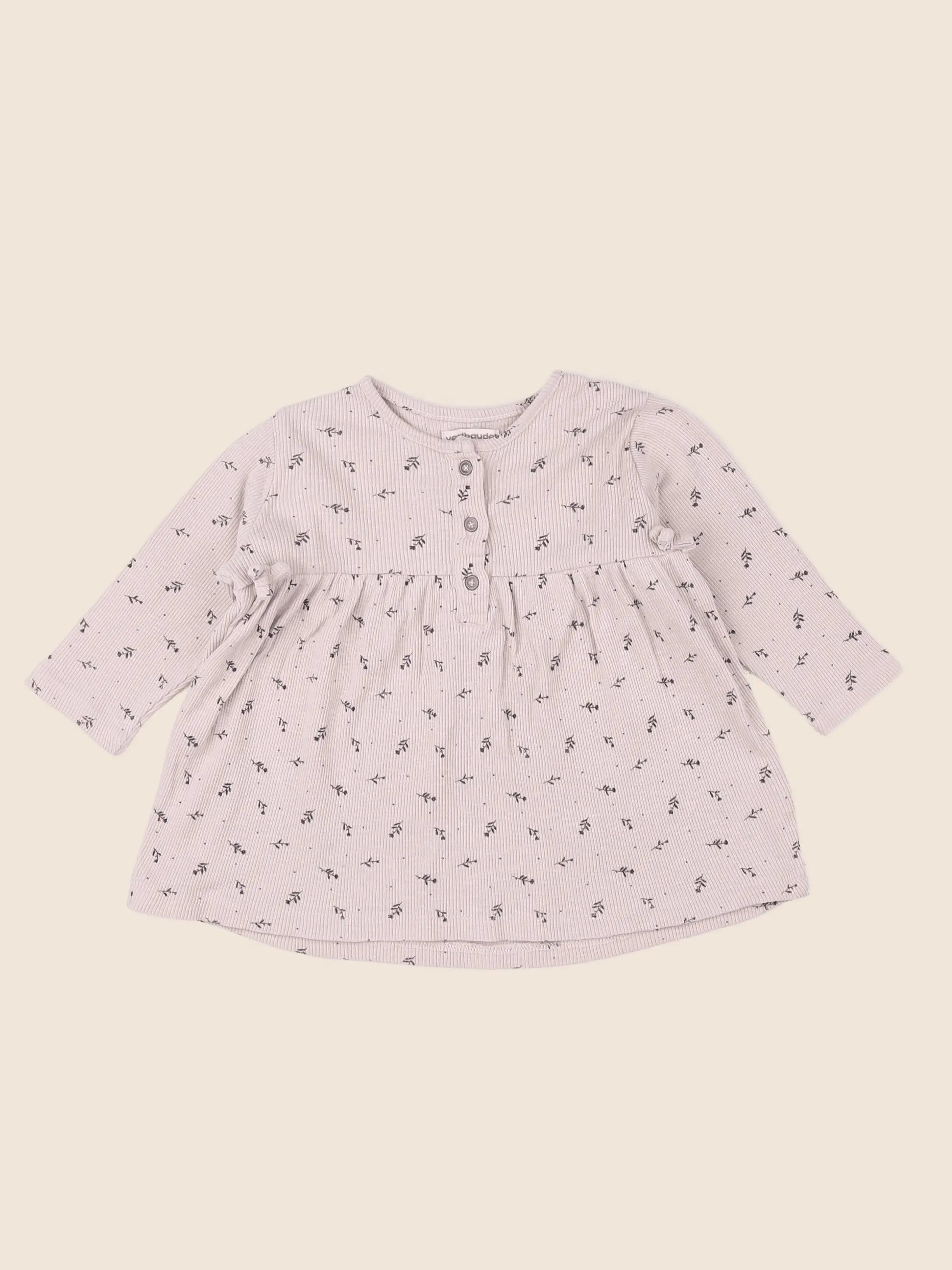 Vertbaudet - robe violet - 12 mois