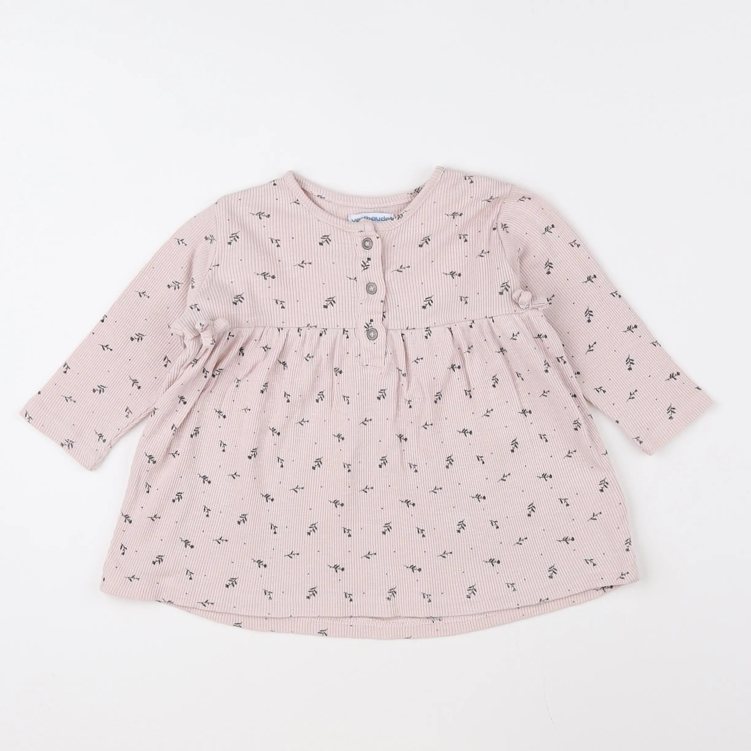 Vertbaudet - robe violet - 12 mois