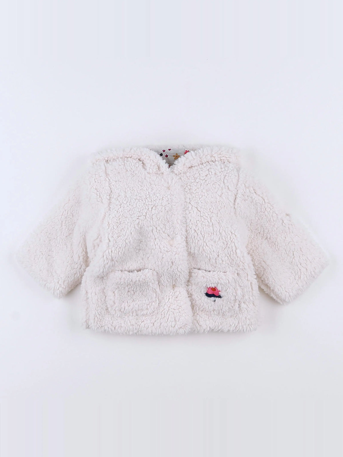 Catimini - veste réversible blanc, multicolore - 3 mois