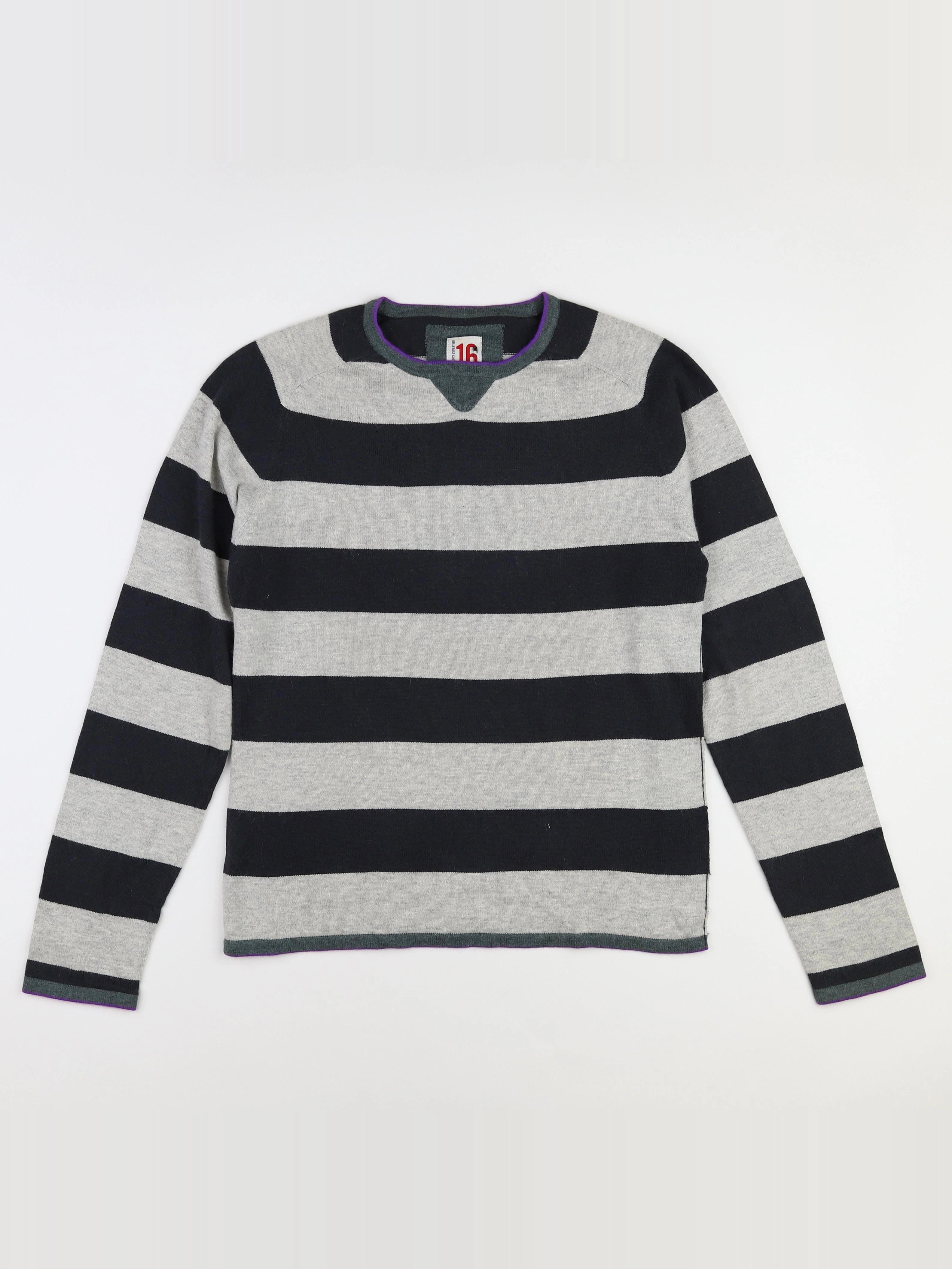 Bellerose - pull gris (état neuf) - 16 ans