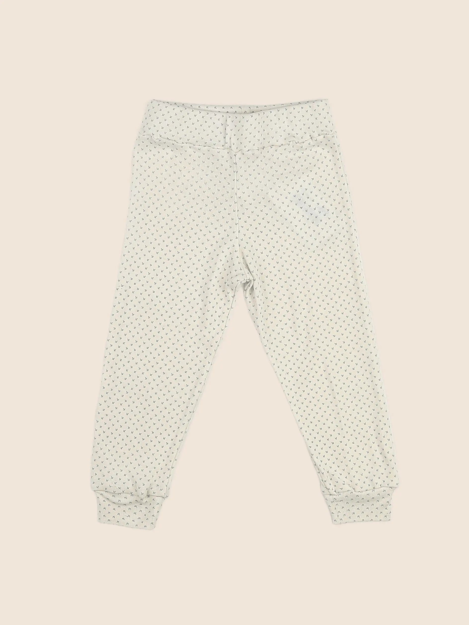 Talc - pyjama coton beige - 2  ans