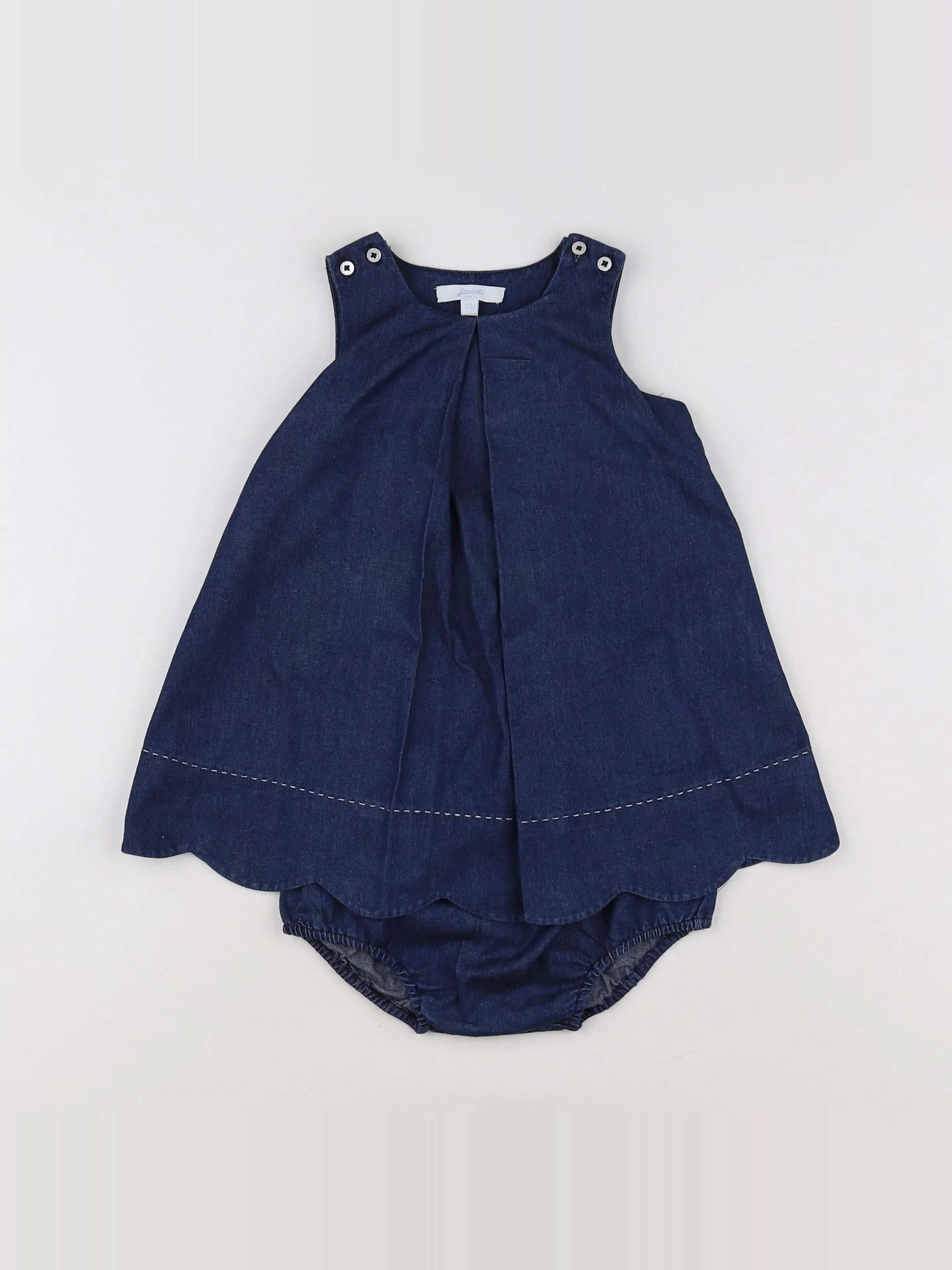 Jacadi - robe bleu - 12 mois
