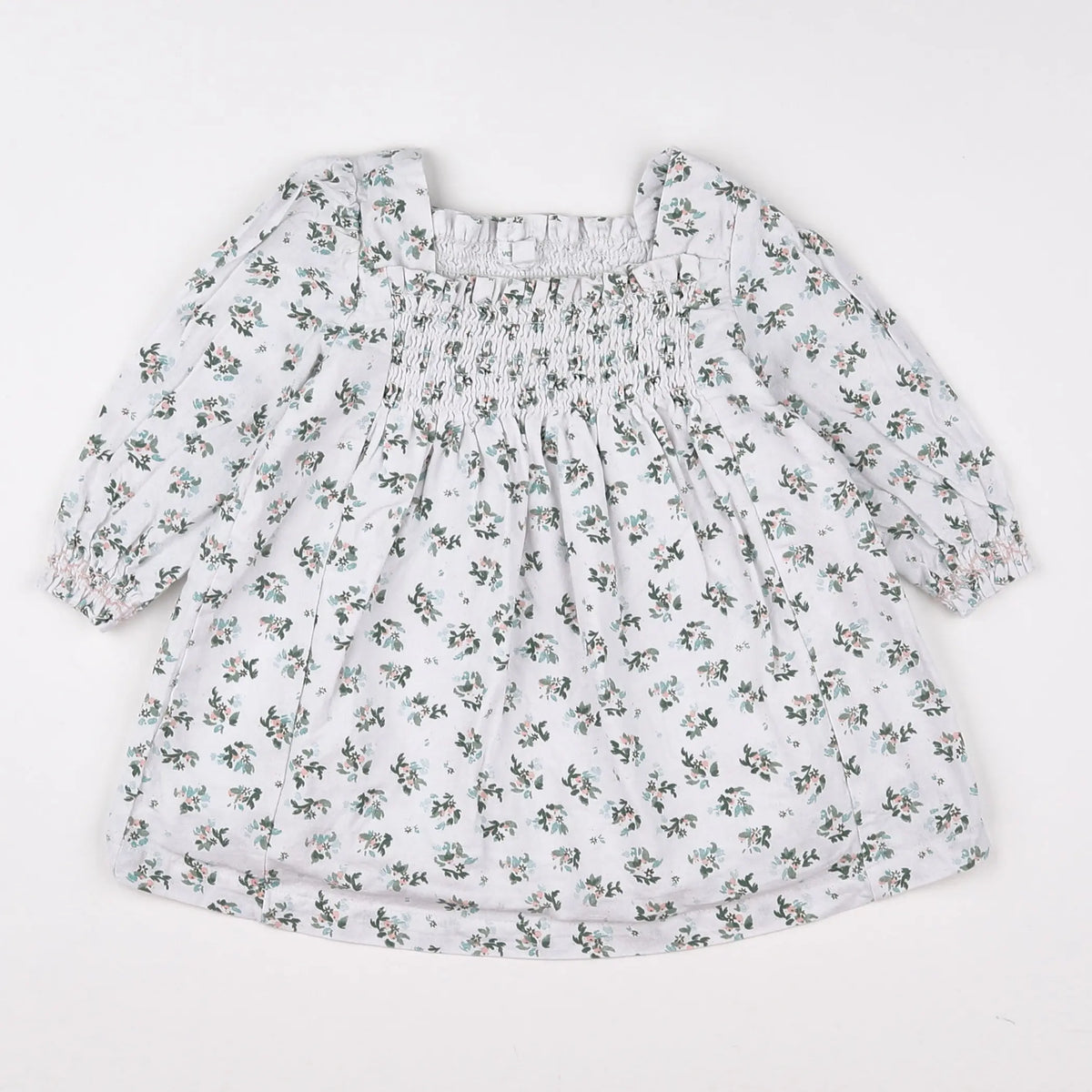 Vertbaudet - robe blanc - 9 mois