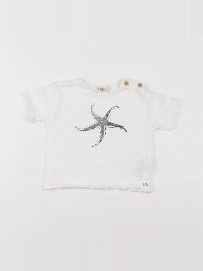 Buho - tee-shirt blanc - 3 mois