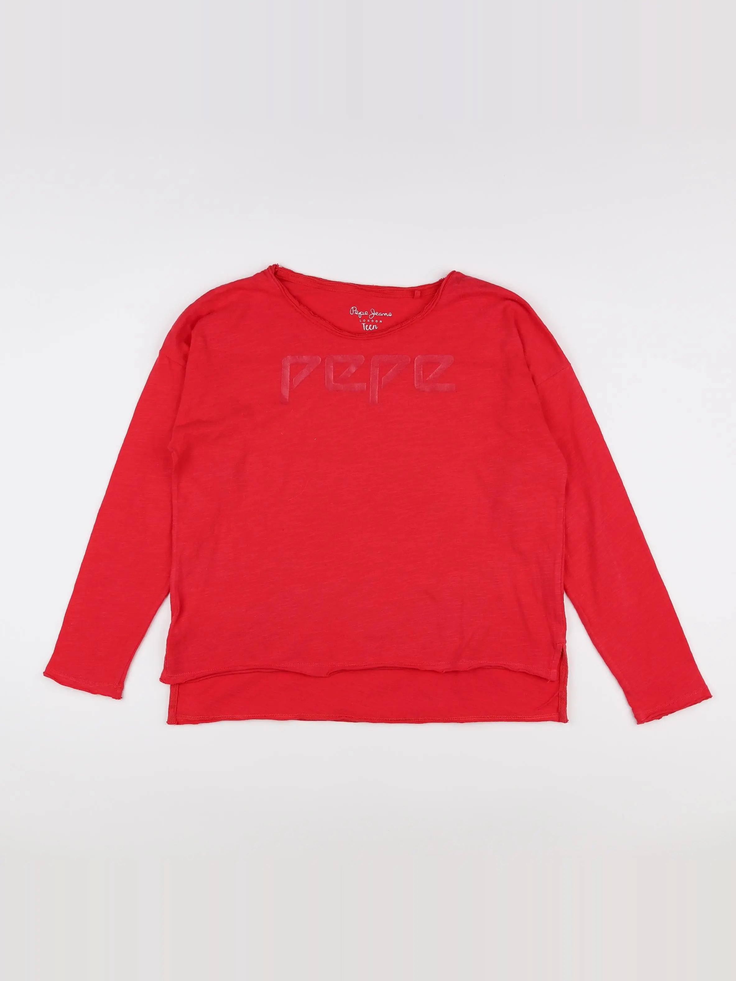 Pepe Jeans - tee-shirt rouge - 14 ans