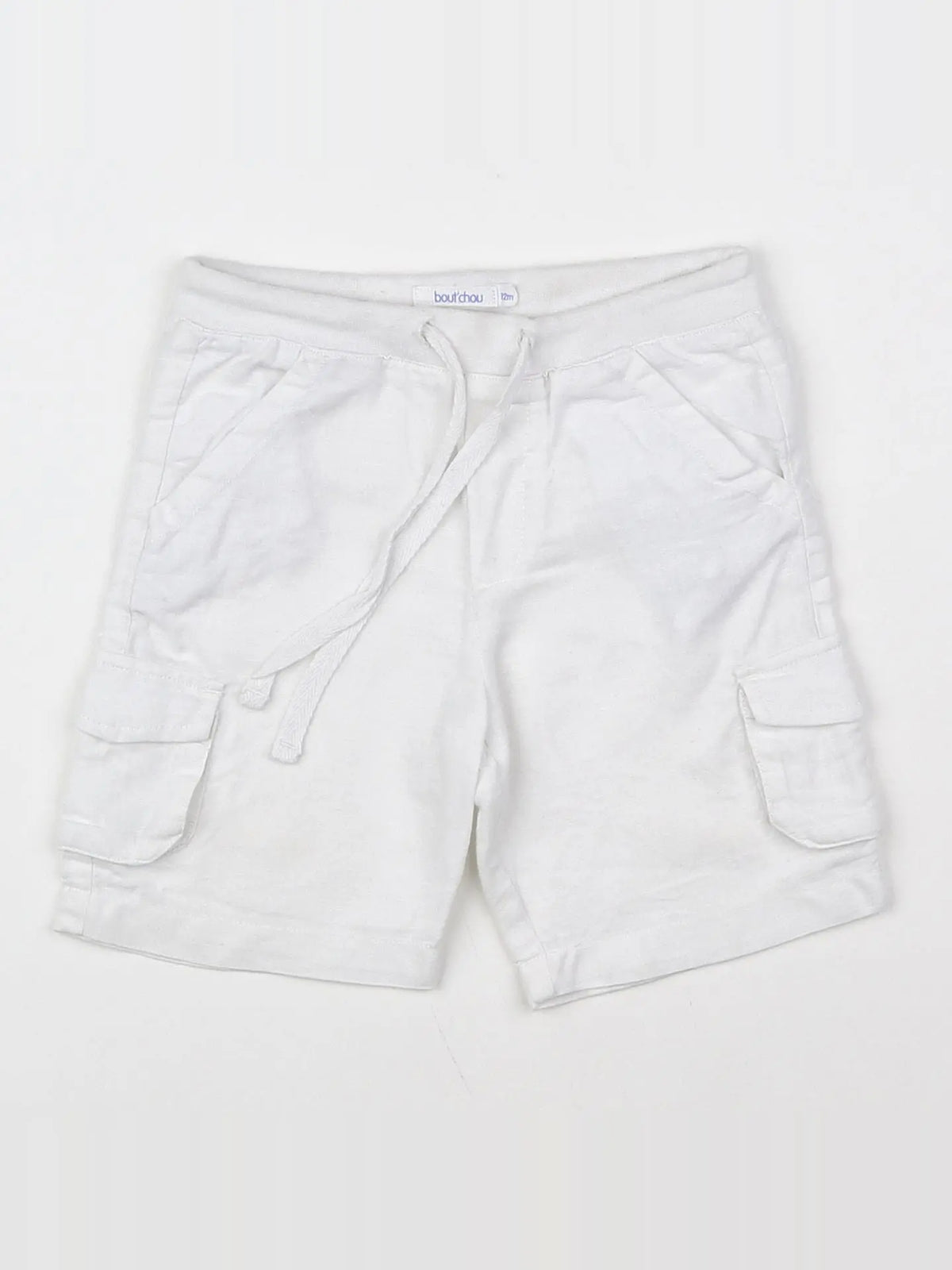 Boutchou - short blanc - 12 mois