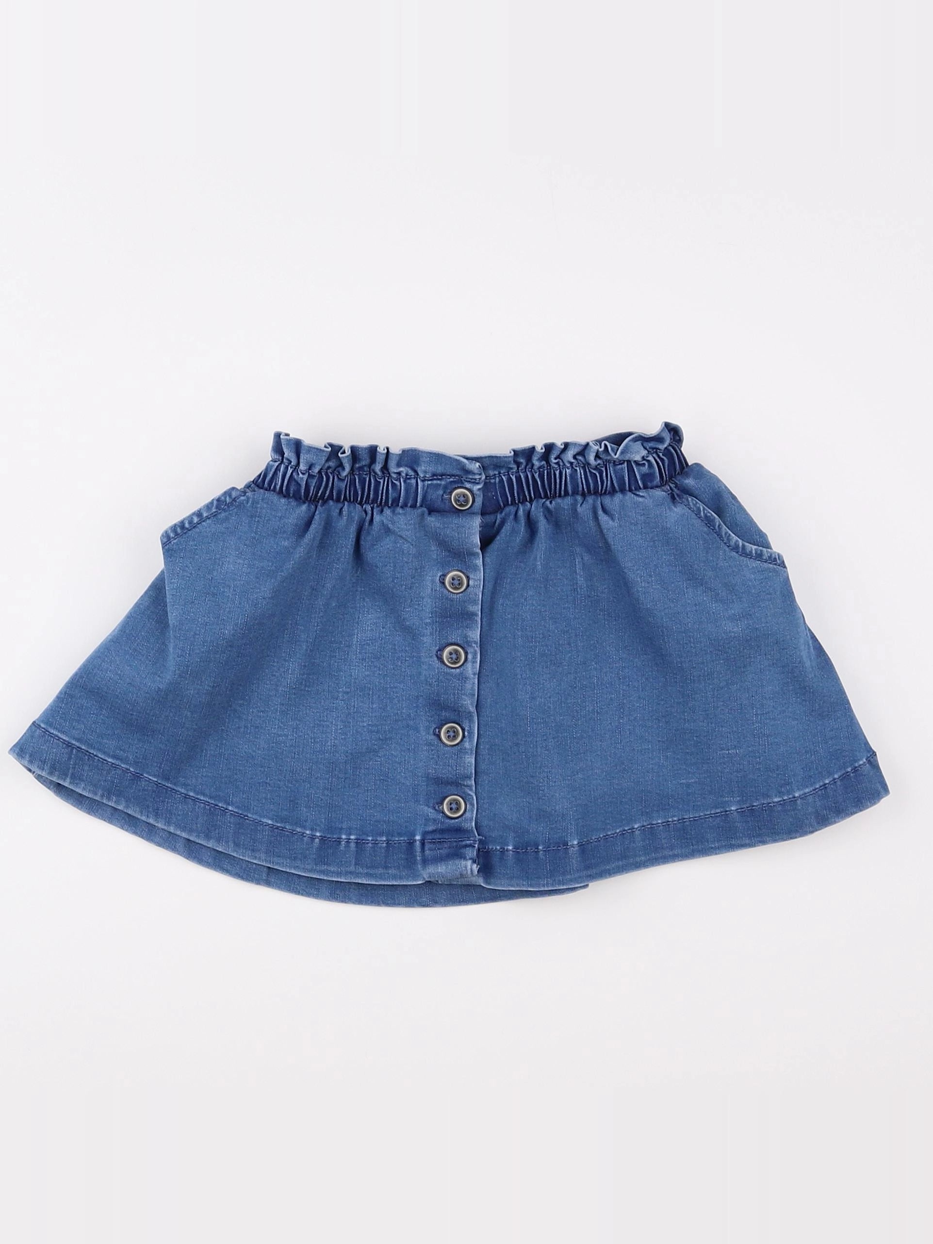 Vertbaudet - jupe bleu - 2 ans