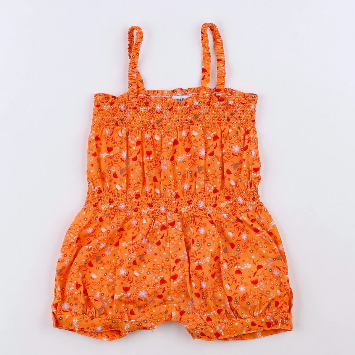 Vertbaudet - combinaison orange - 12 mois