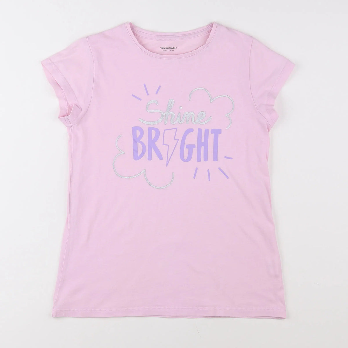 Vertbaudet - tee-shirt rose - 10 ans