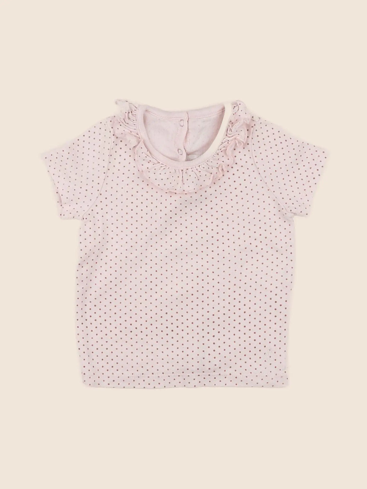 Petit Bateau - tee-shirt rose - 12 mois