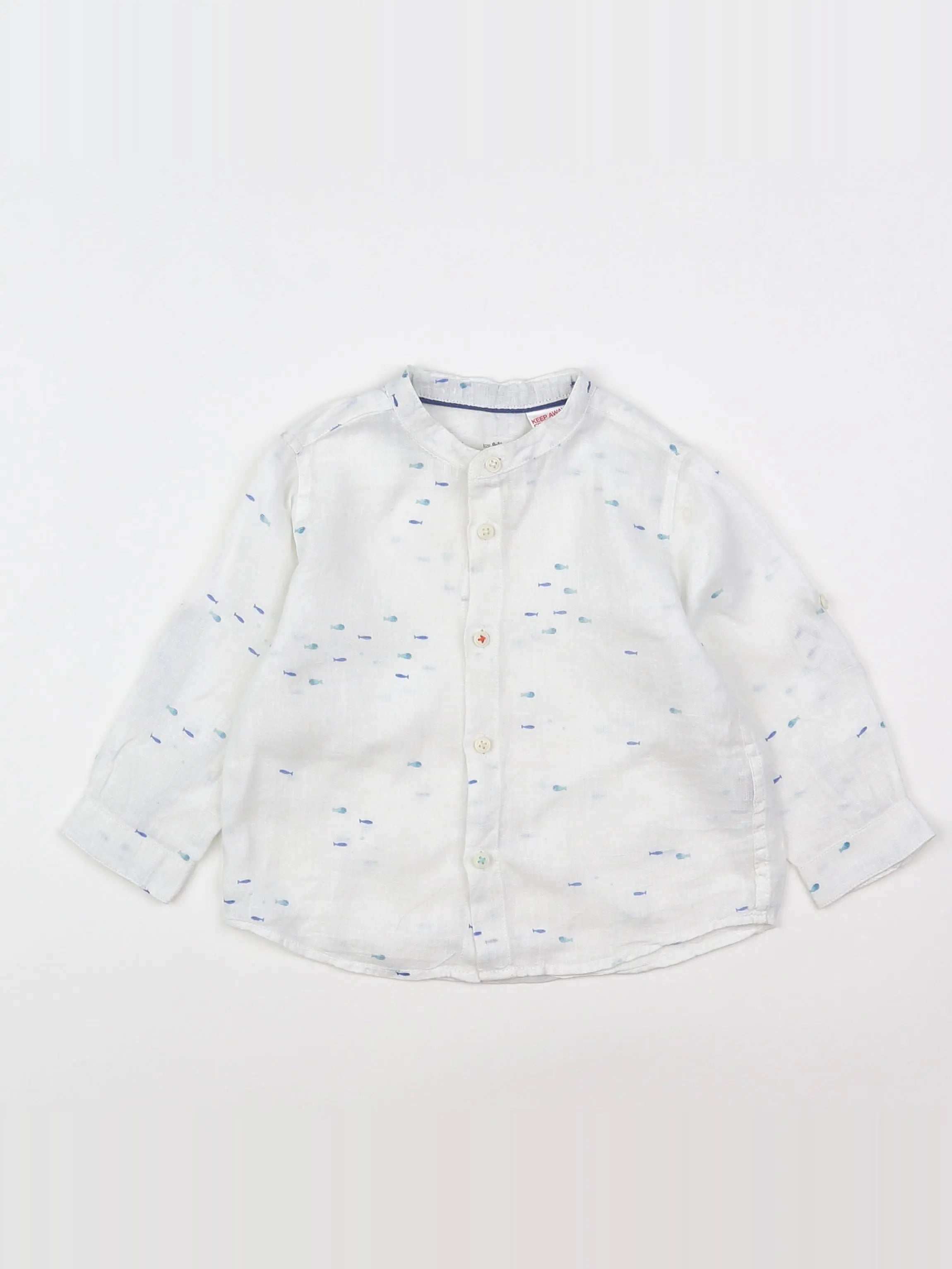 Zara - chemise blanc - 9/12 mois