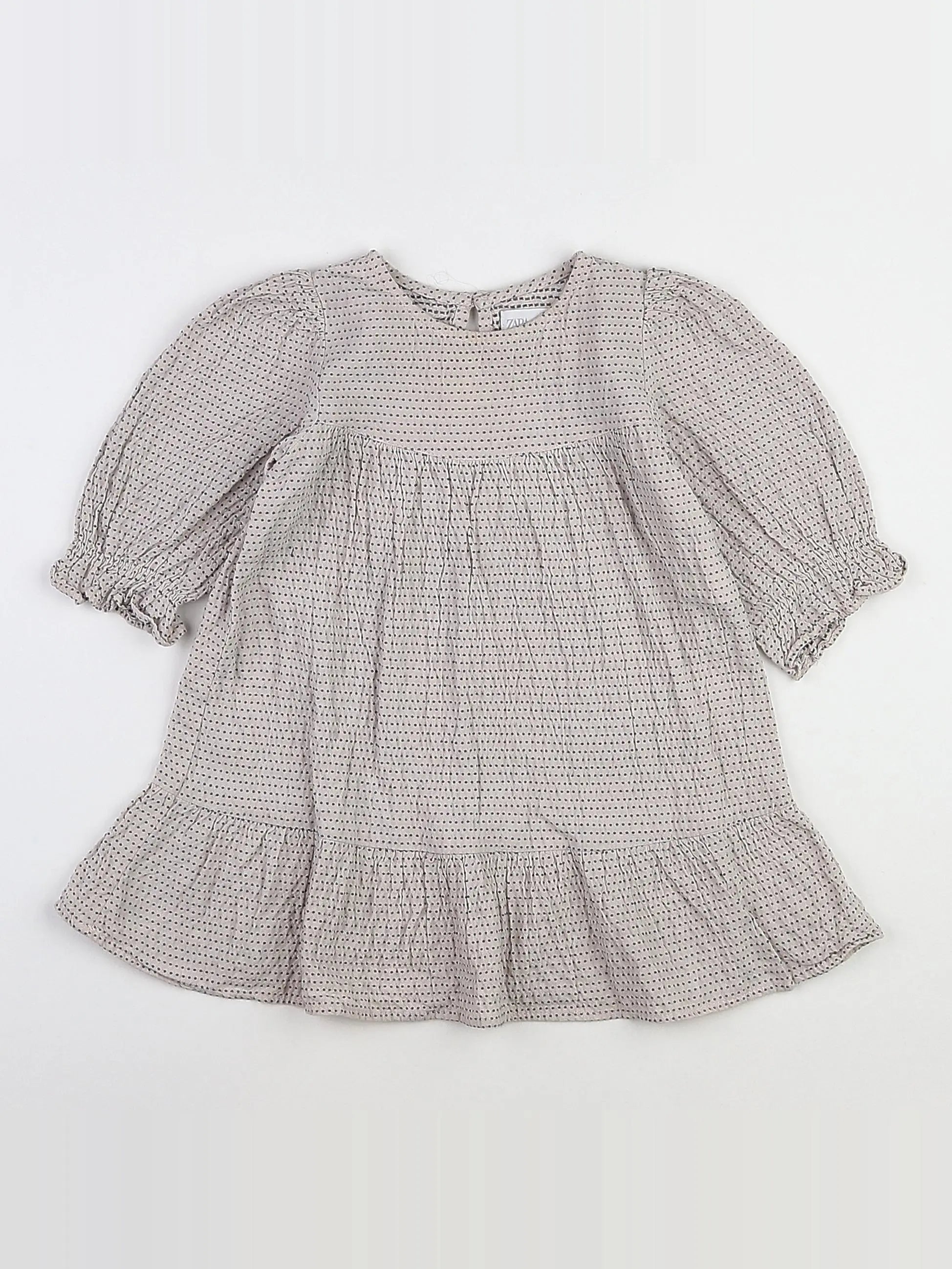 Zara - robe beige - 12/18 mois