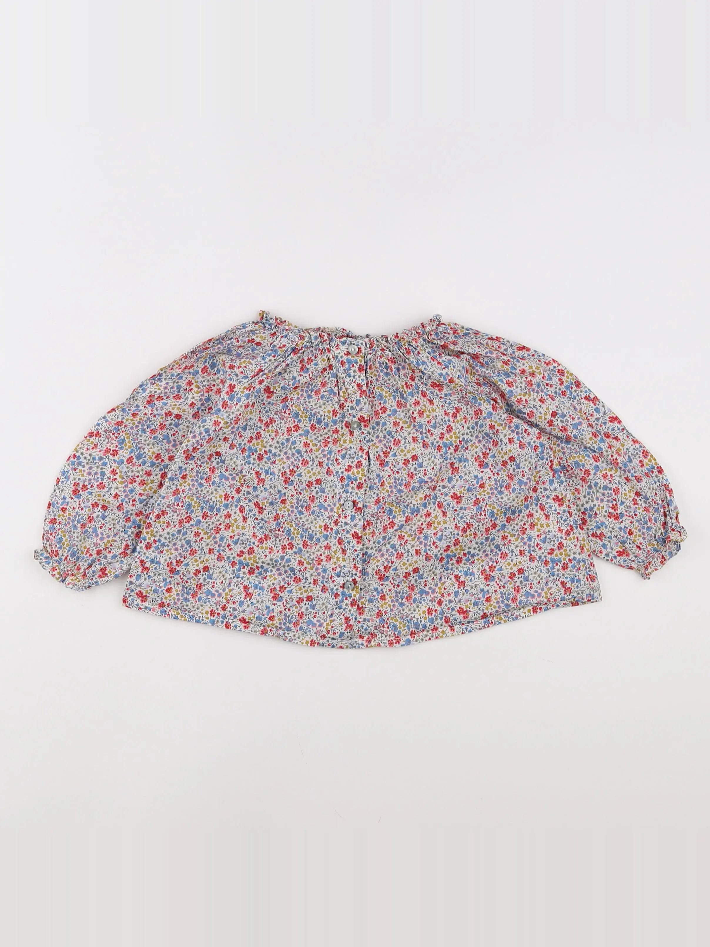 Bonton - blouse multicolore - 12 mois