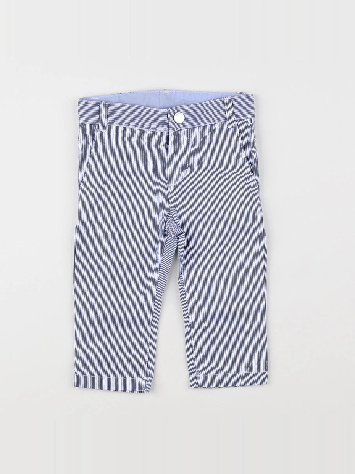 Jacadi - pantalon bleu - 12 mois