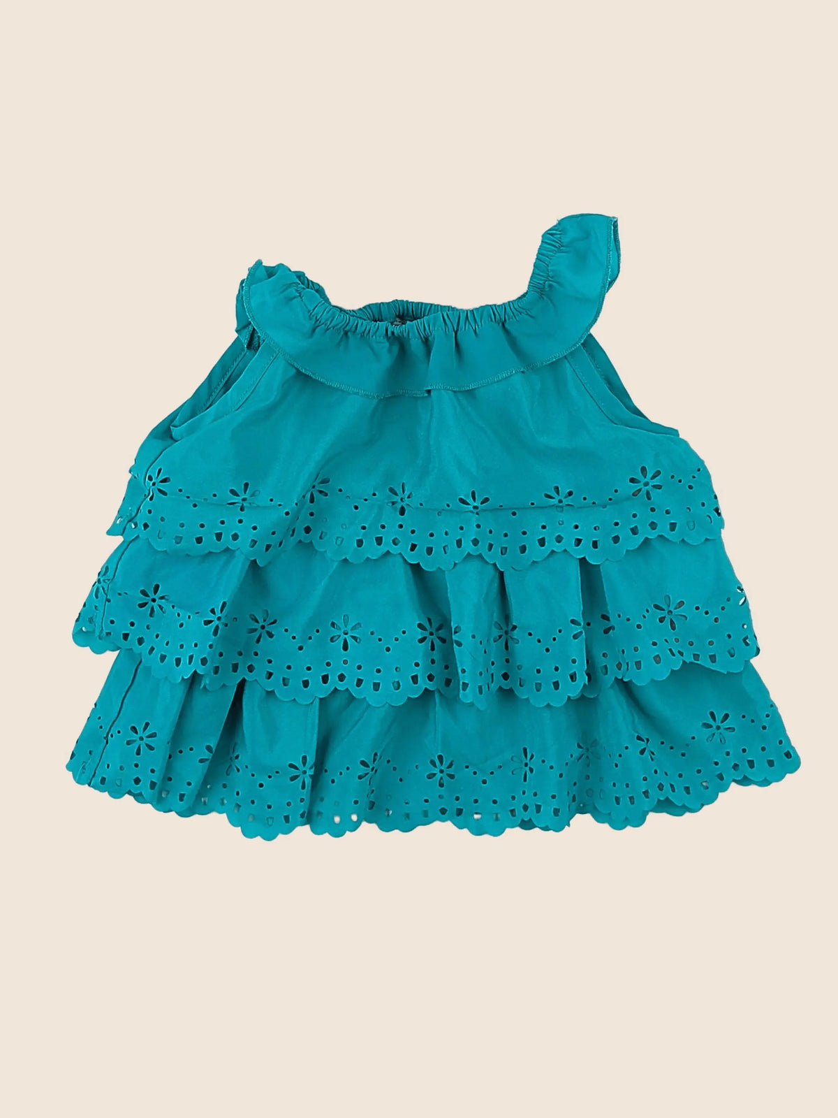 Tape à l'oeil - blouse vert - 12 mois