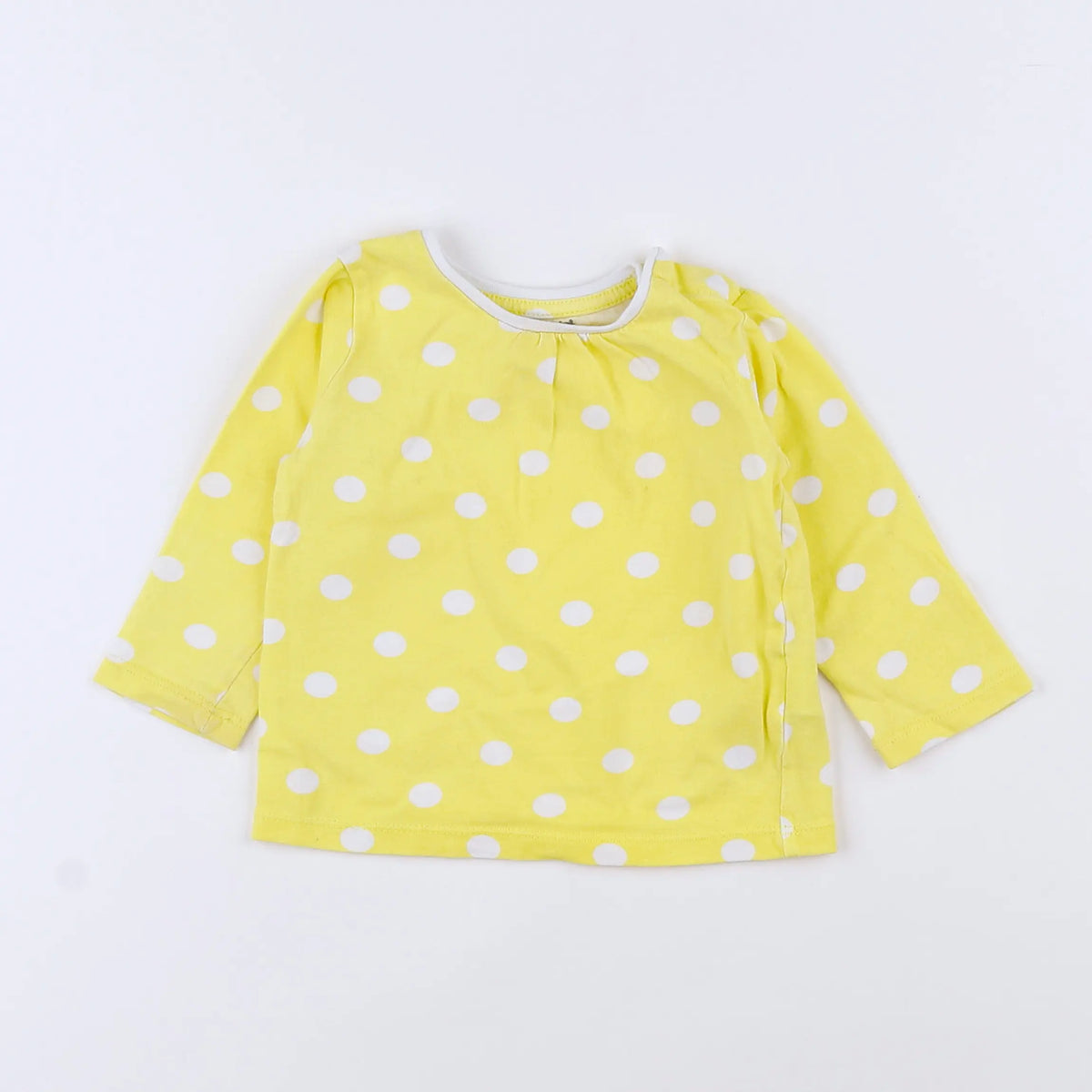 Vertbaudet - tee-shirt jaune - 9 mois