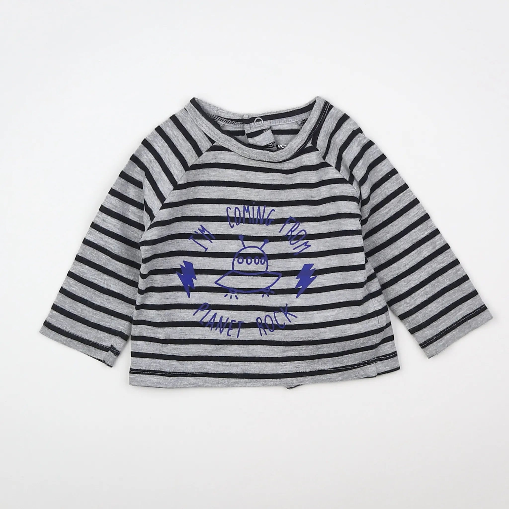 Vertbaudet - tee-shirt gris - 3 mois