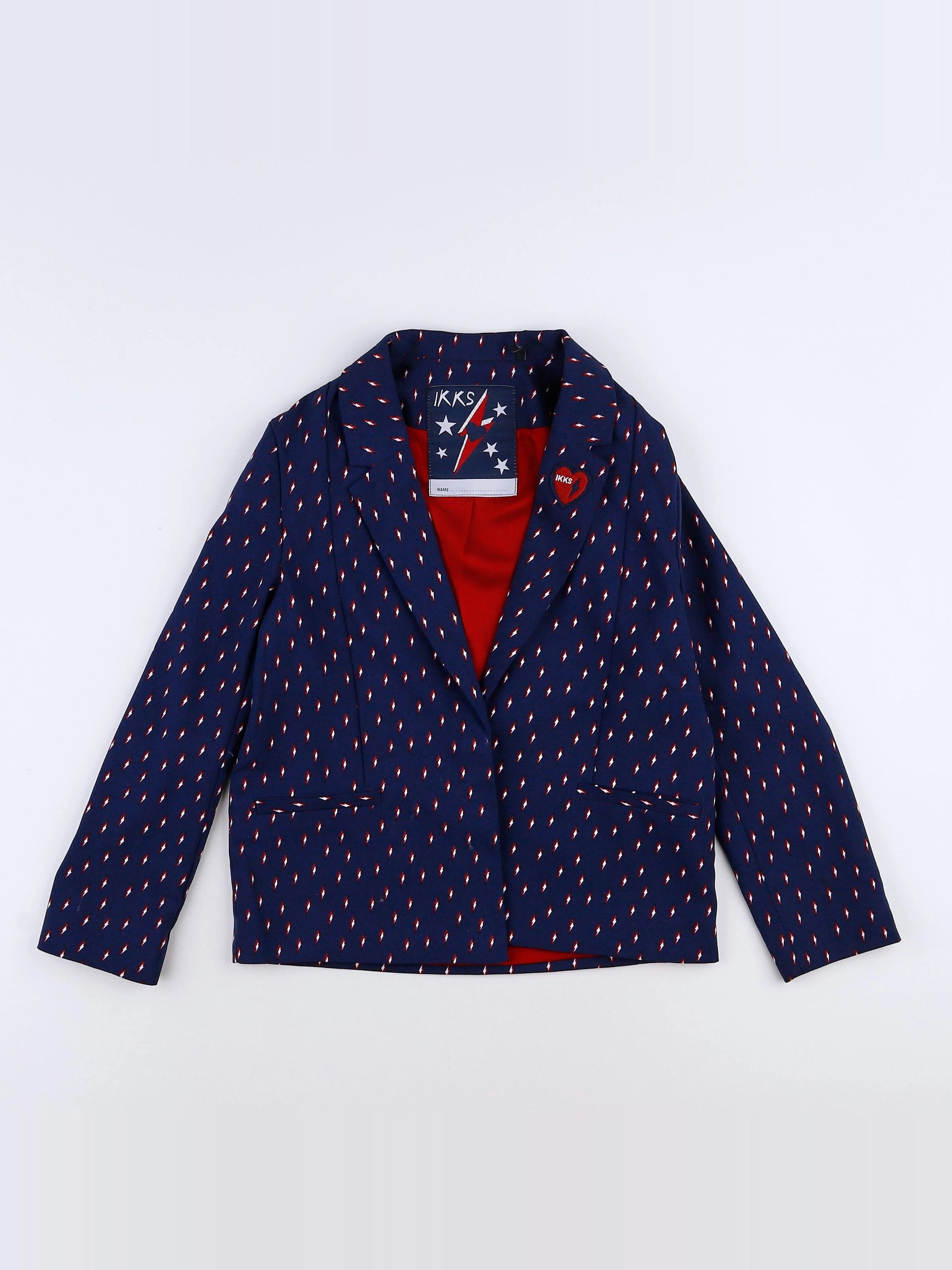 IKKS - veste bleu - 8 ans