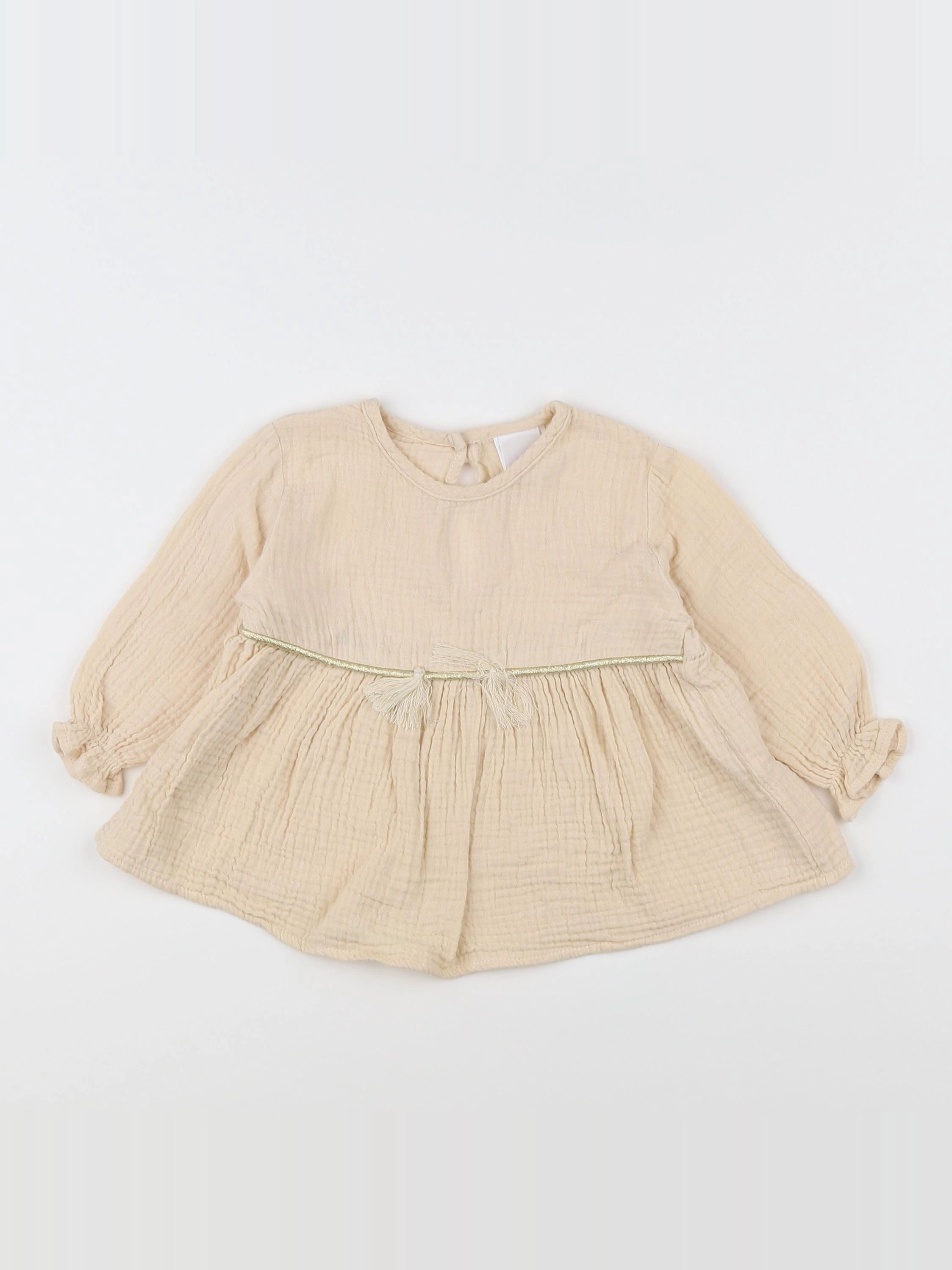 Pluum - blouse beige, or - 6 mois