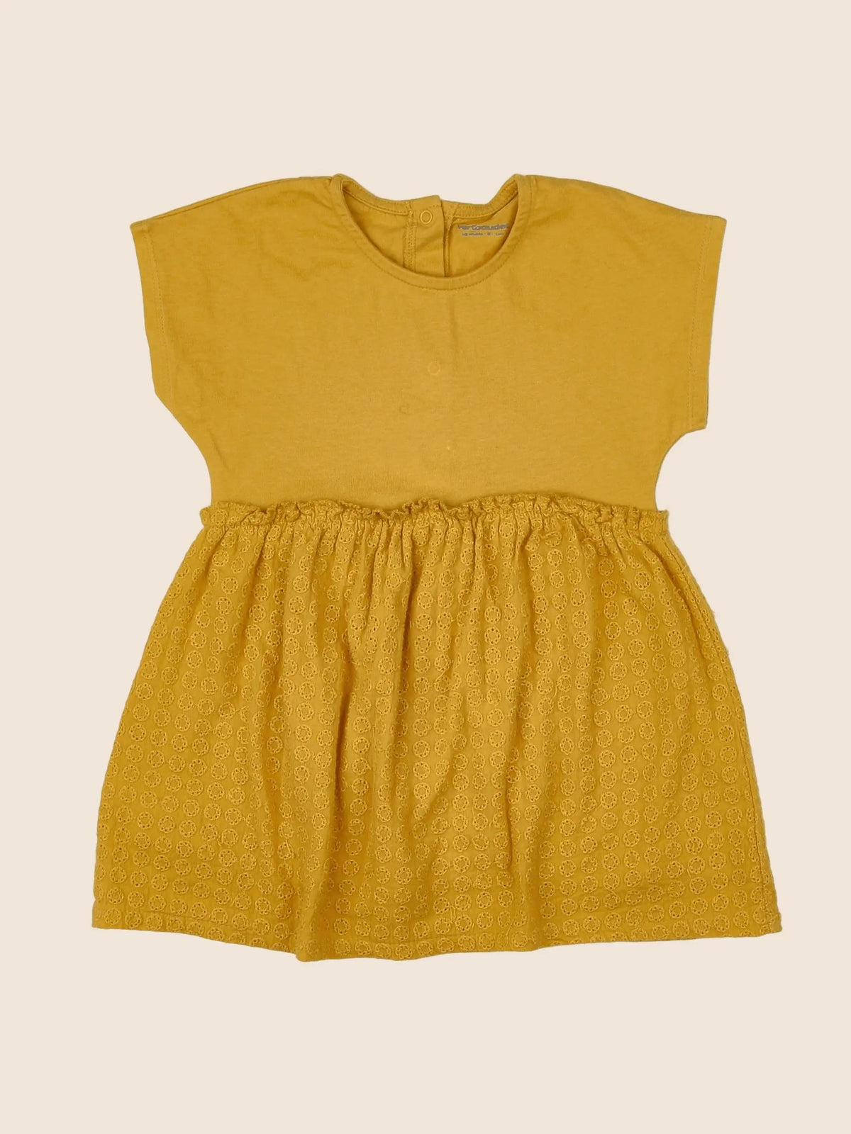 Vertbaudet - robe jaune - 18 mois