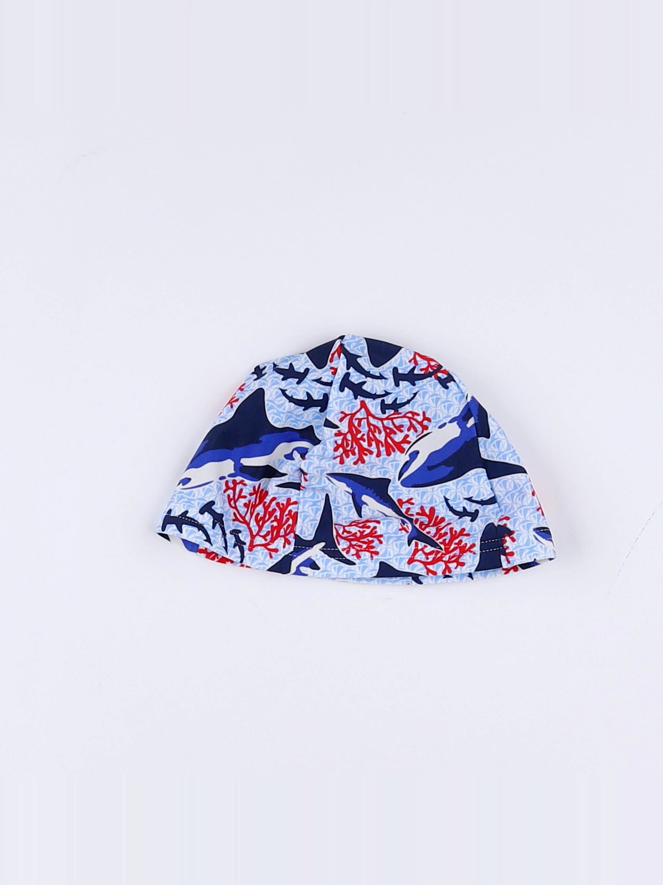 Petit Bateau - bonnet de bain bleu - 18 mois