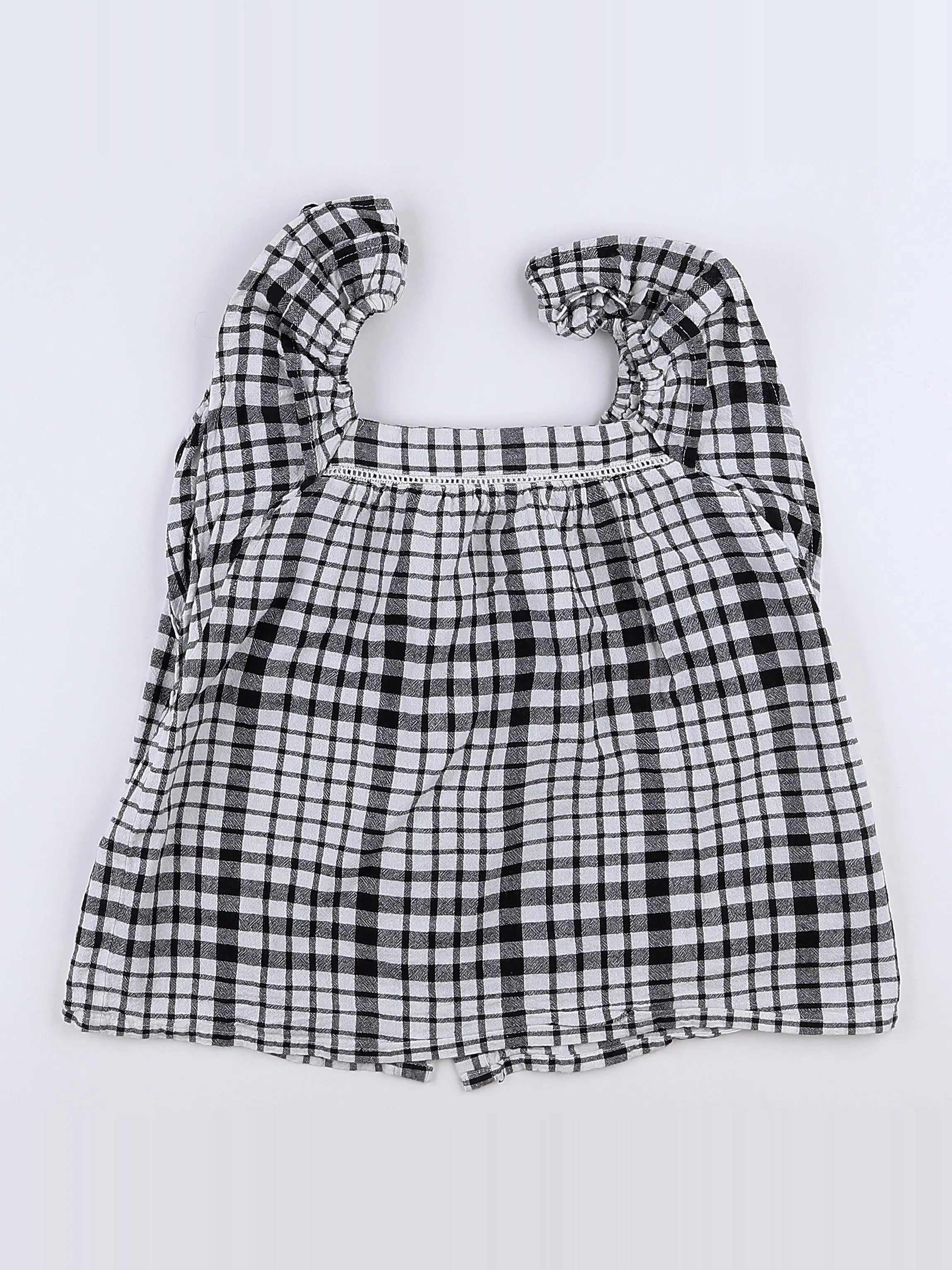 El Corte Inglés  - blouse blanc, noir - 11/12 ans