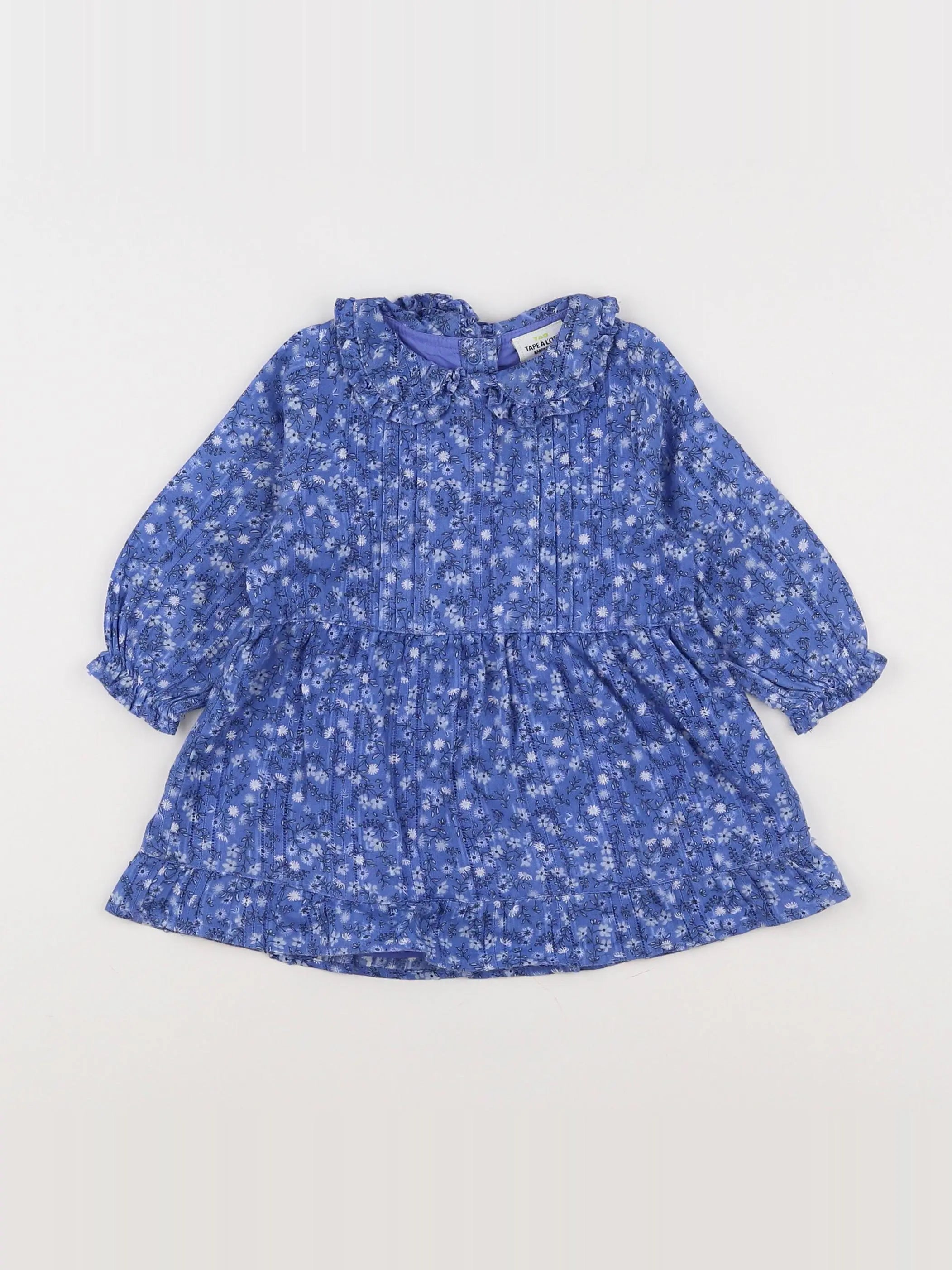 Tape à l'oeil - robe bleu - 6 mois